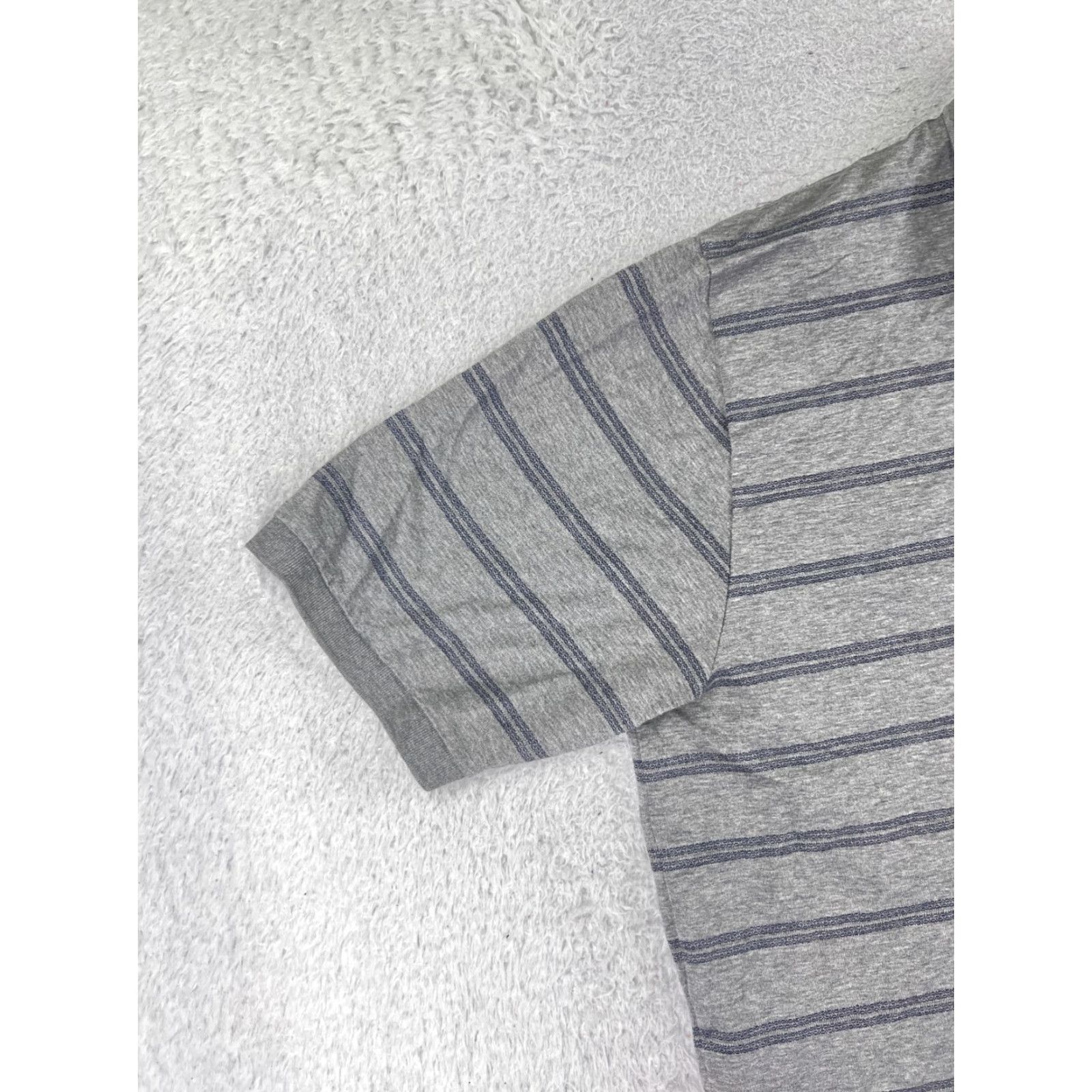 Ralph Lauren VINTAGE Ralph Lauren Polo Golf Shirt Men XL Gray Stripe Cotton Modern Sports Size US XL / EU 56 / 4 - 3 Thumbnail