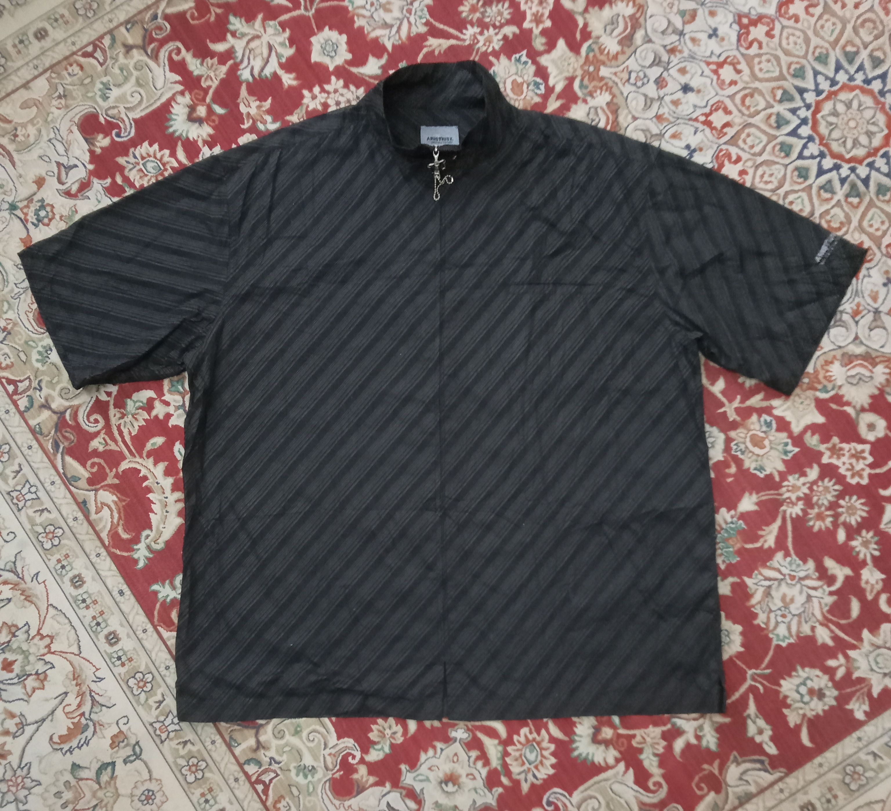 Designer Aristrist Modification Geborene Kämpfer Zipped Shirt Size US XL / EU 56 / 4 - 1 Thumbnail