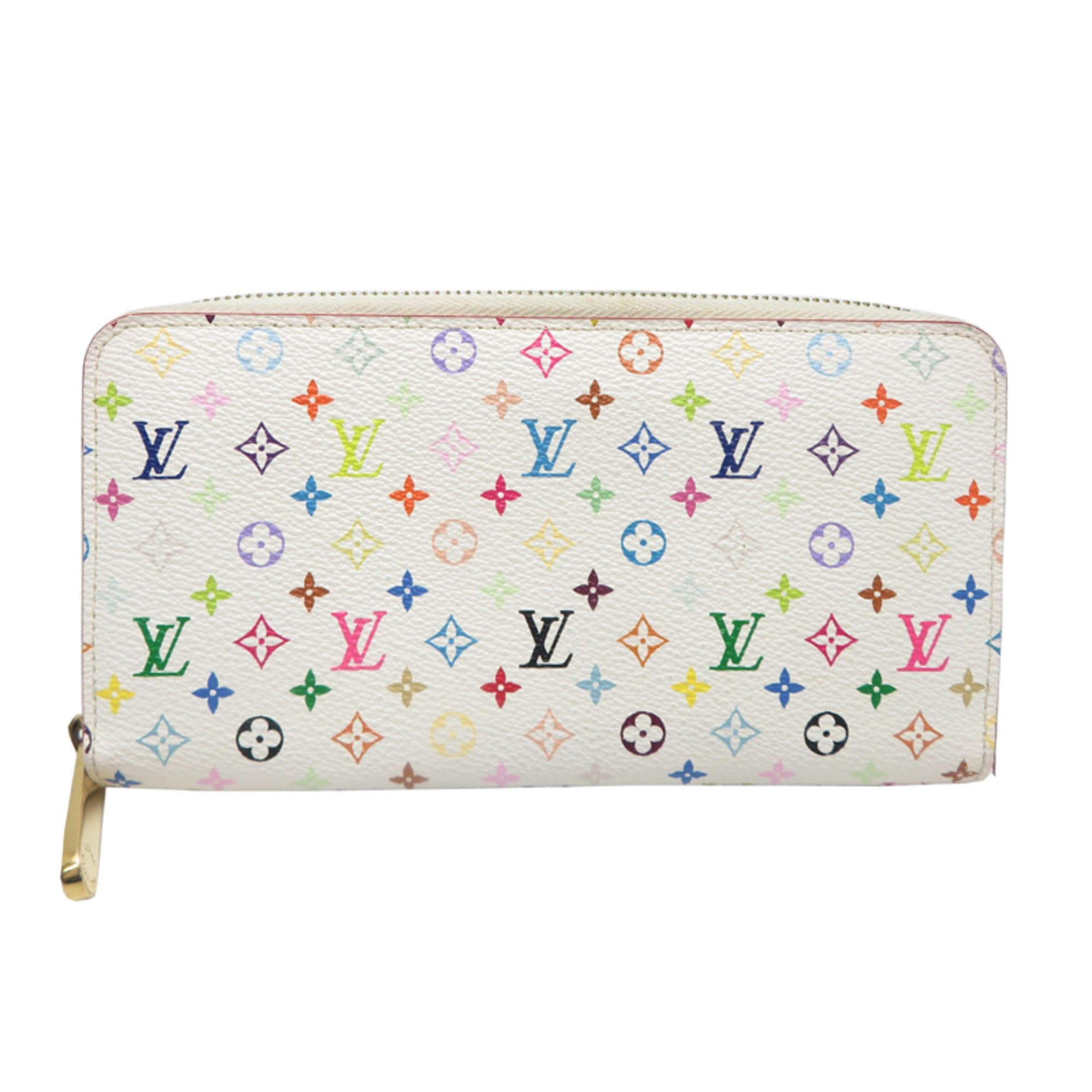 Louis Vuitton Louis Vuitton Zippy Wallet Women's Long M60241 (Discontinued) Monogram Multicolor White Size ONE SIZE - 1 Thumbnail