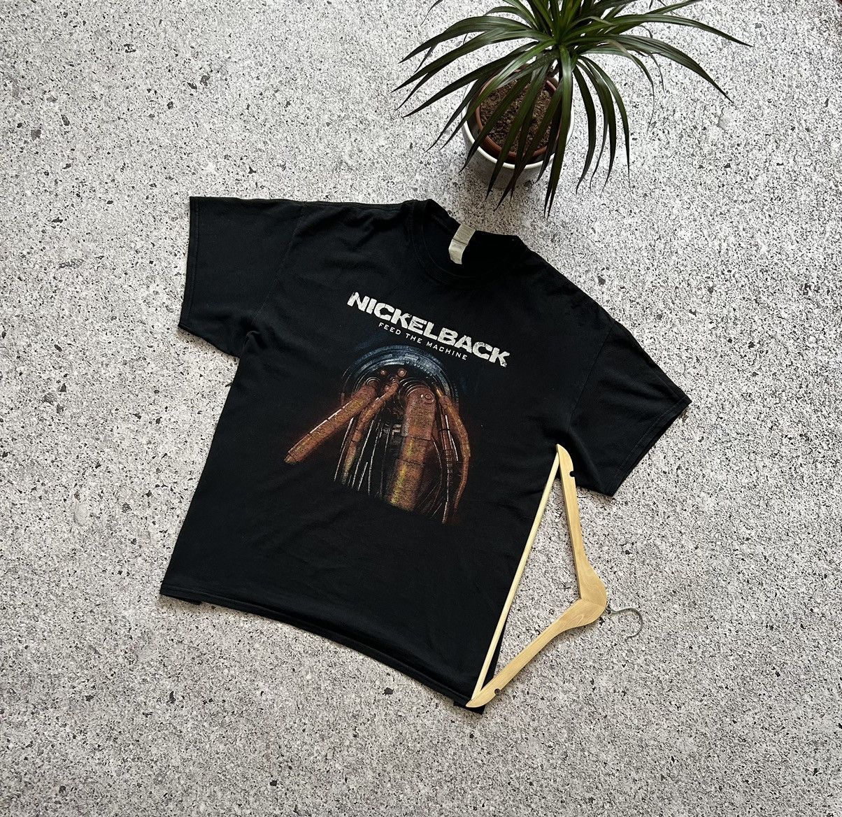 Band Tees Nickelback Feed The Machine UK Tour May 2018 T-Shirt Size US XXL / EU 58 / 5 - 1 Thumbnail