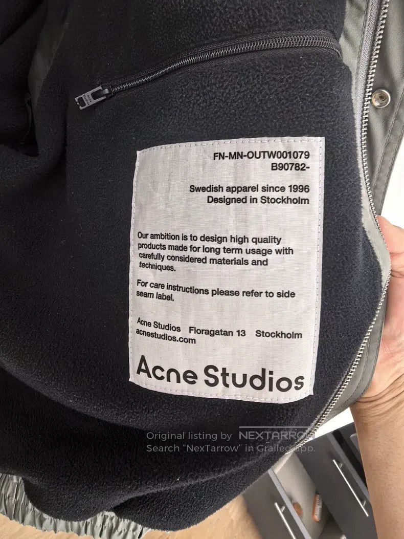 Acne Studios Acne Studios Green shoulder-length hooded zipper long-slee Size US M / EU 48-50 / 2 - 6 Thumbnail
