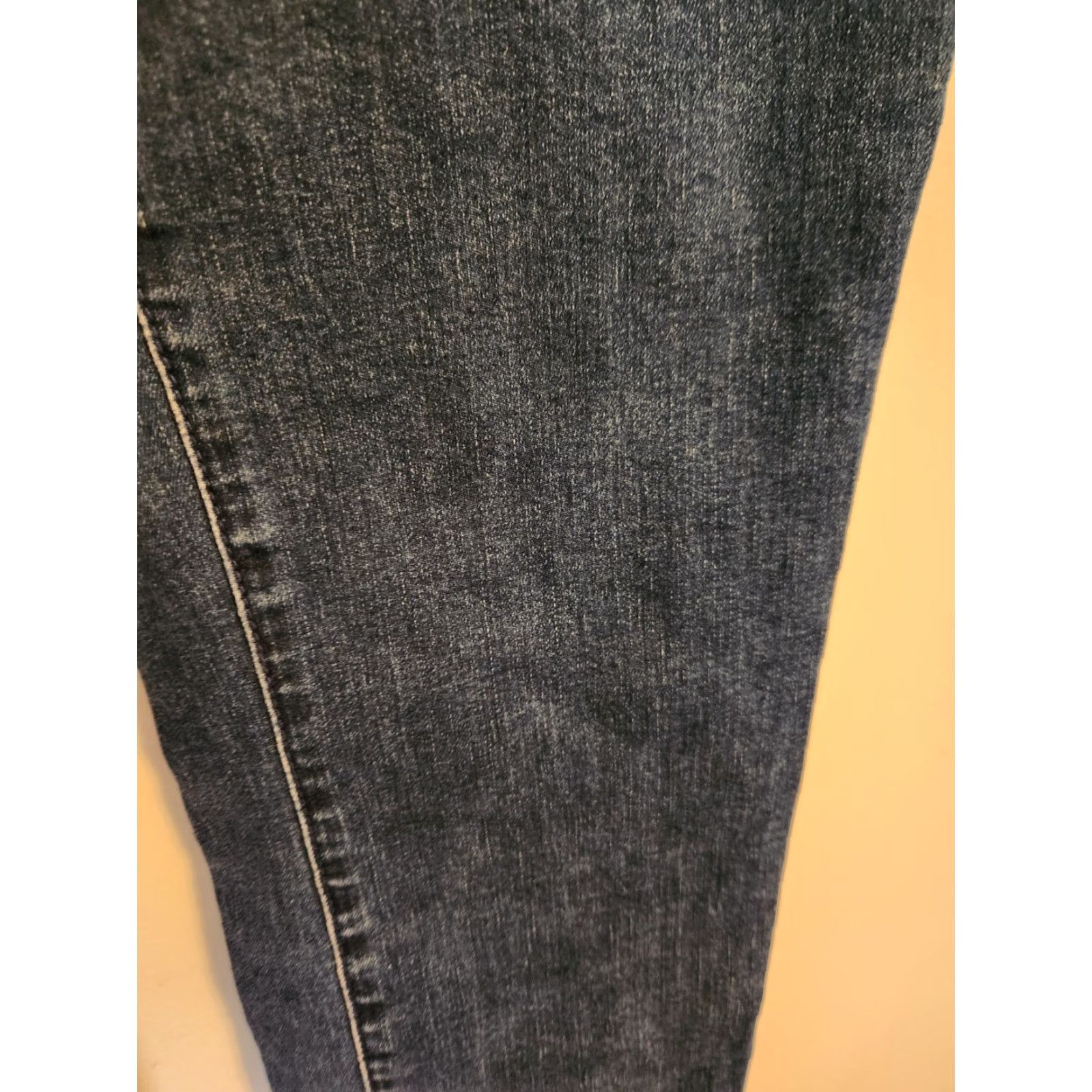 Denime DG2 Diane Gilman Blue Denim Stretchy Straight Jeans 12 Petite Womens Jeans Camper 12 Petite Blue Denim Straight Leg Stretchy Regular Size 34" / US 12 / IT 48 - 5 Thumbnail
