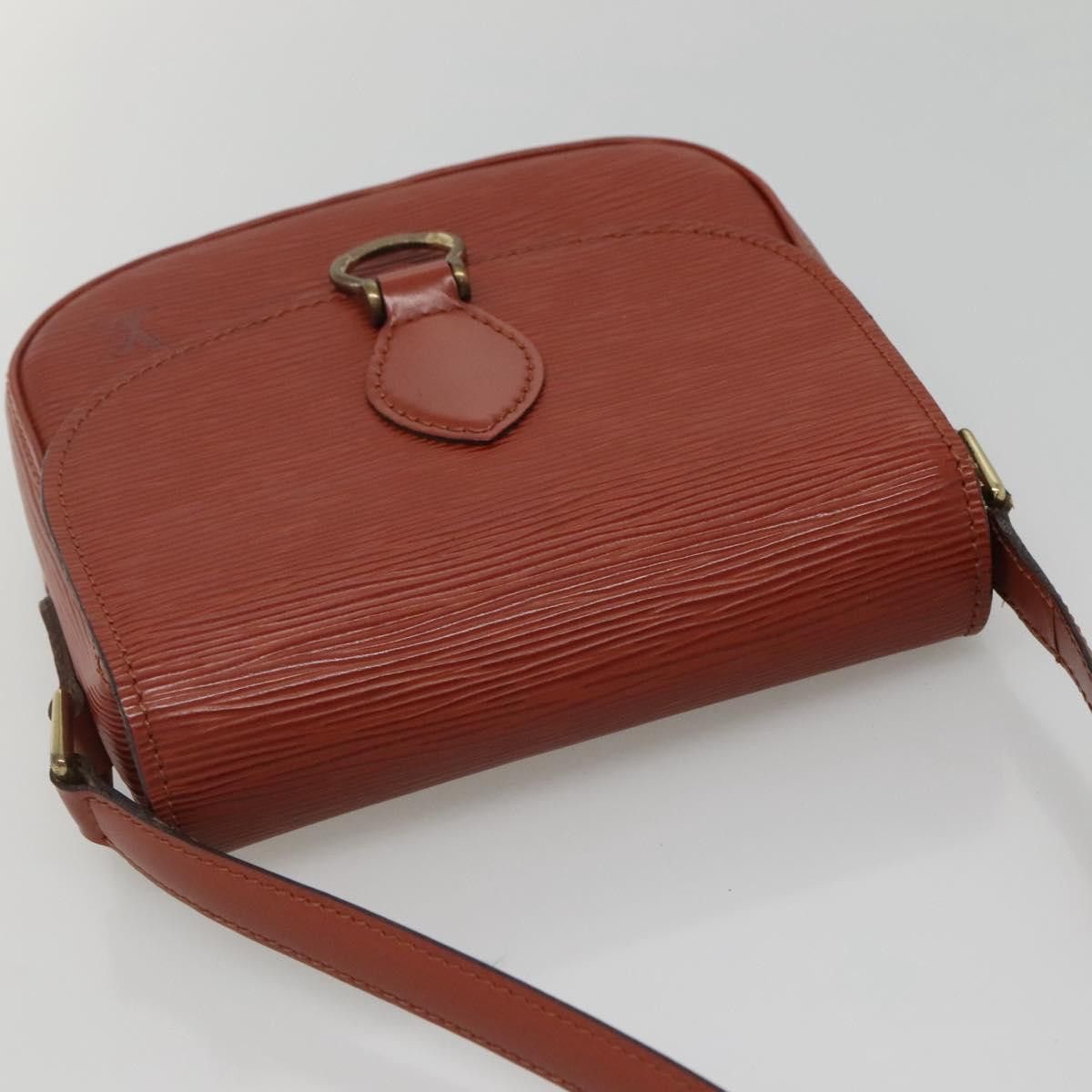 Louis Vuitton LOUIS VUITTON Epi Saint Cloud PM Shoulder Bag Brown M52213 Size ONE SIZE - 6 Thumbnail