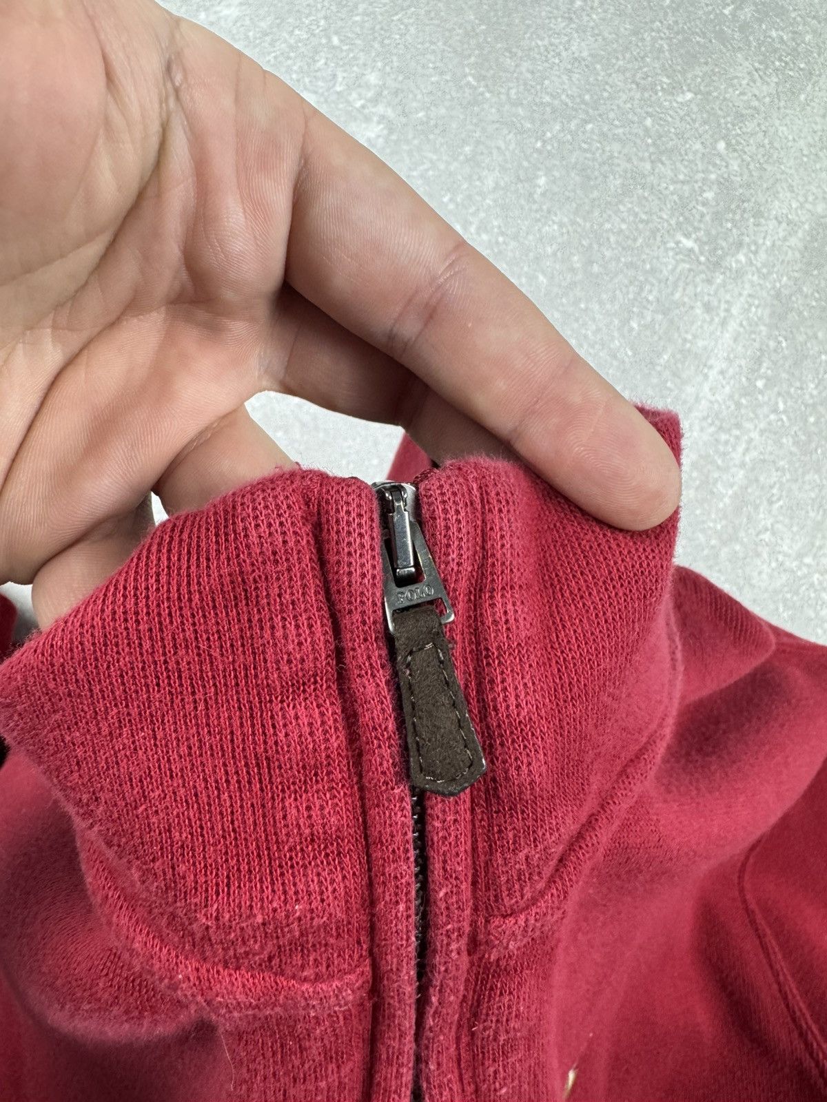 Polo Ralph Lauren Polo Ralph Lauren Red Quarter 1/4 Zip Sweater Pullover sz XL Size US XL / EU 56 / 4 - 5 Thumbnail
