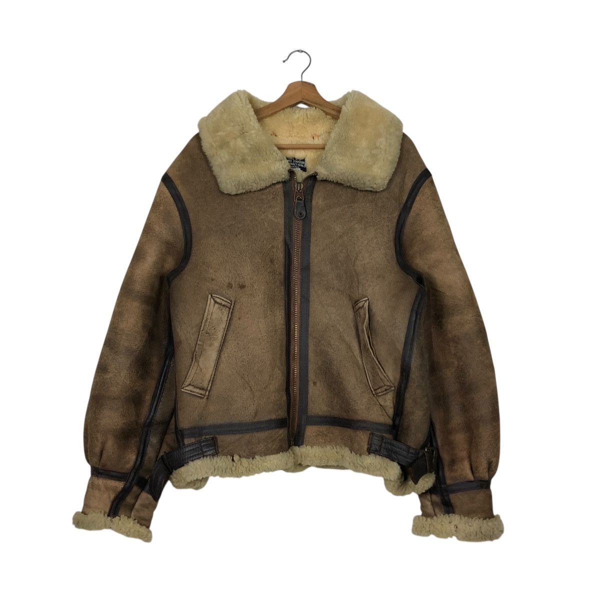 Avirex 🔥VINTAGE GENUINE LEATHER JACKET B3 AVIREX USA AERO LEATHER Size US M / EU 48-50 / 2 - 3 Thumbnail
