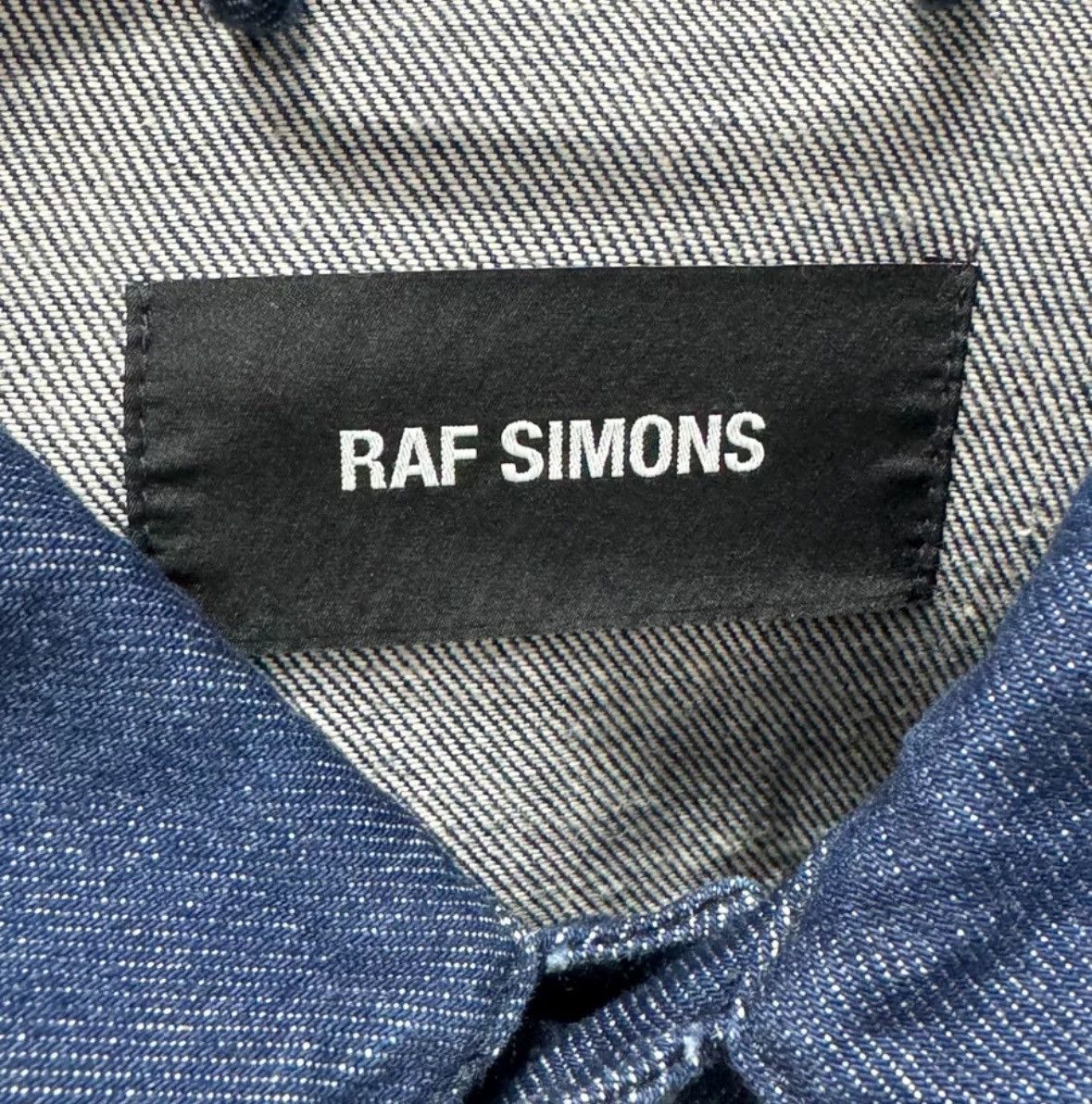 Raf Simons RAF SIMONS 19ss portrait blue denim jacket2412-Nextarrow Size US S / EU 44-46 / 1 - 7 Thumbnail