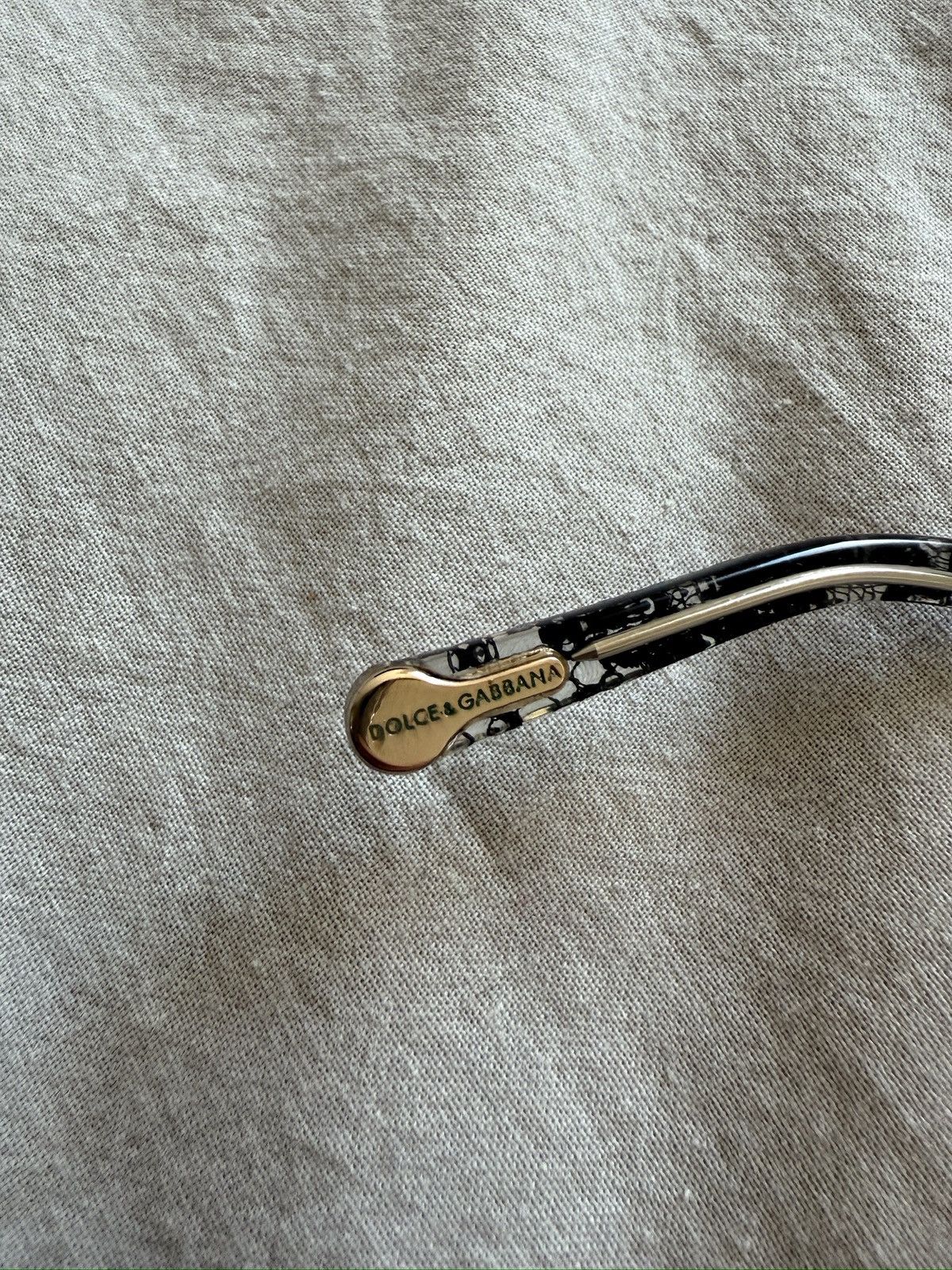 Dolce & Gabbana Vintage Dolce&Gabbana Glasses | Lace Collection 90s Size ONE SIZE - 5 Thumbnail