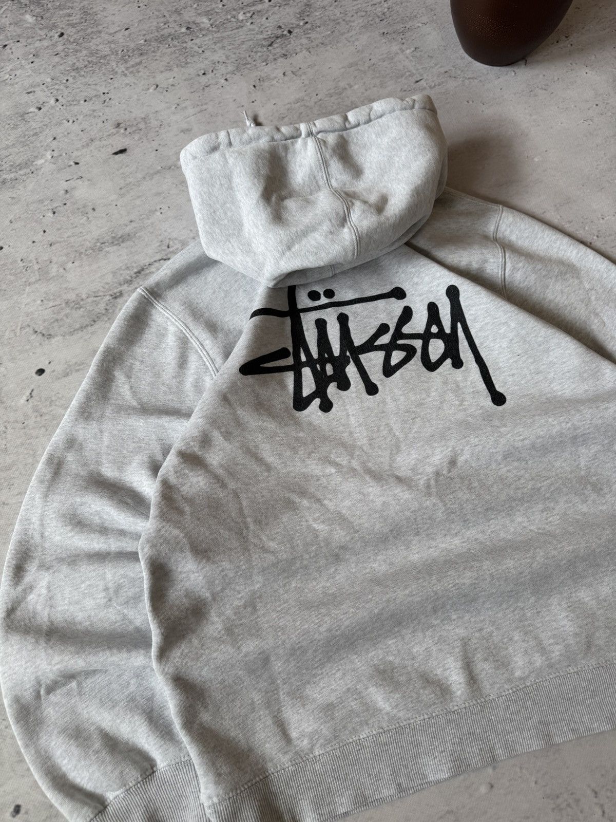 Stussy × Vintage STUSSY CENTER HUFT LOGO OVERSIZE BAGGY FIT HOODIE Size US M / EU 48-50 / 2 - 9 Thumbnail