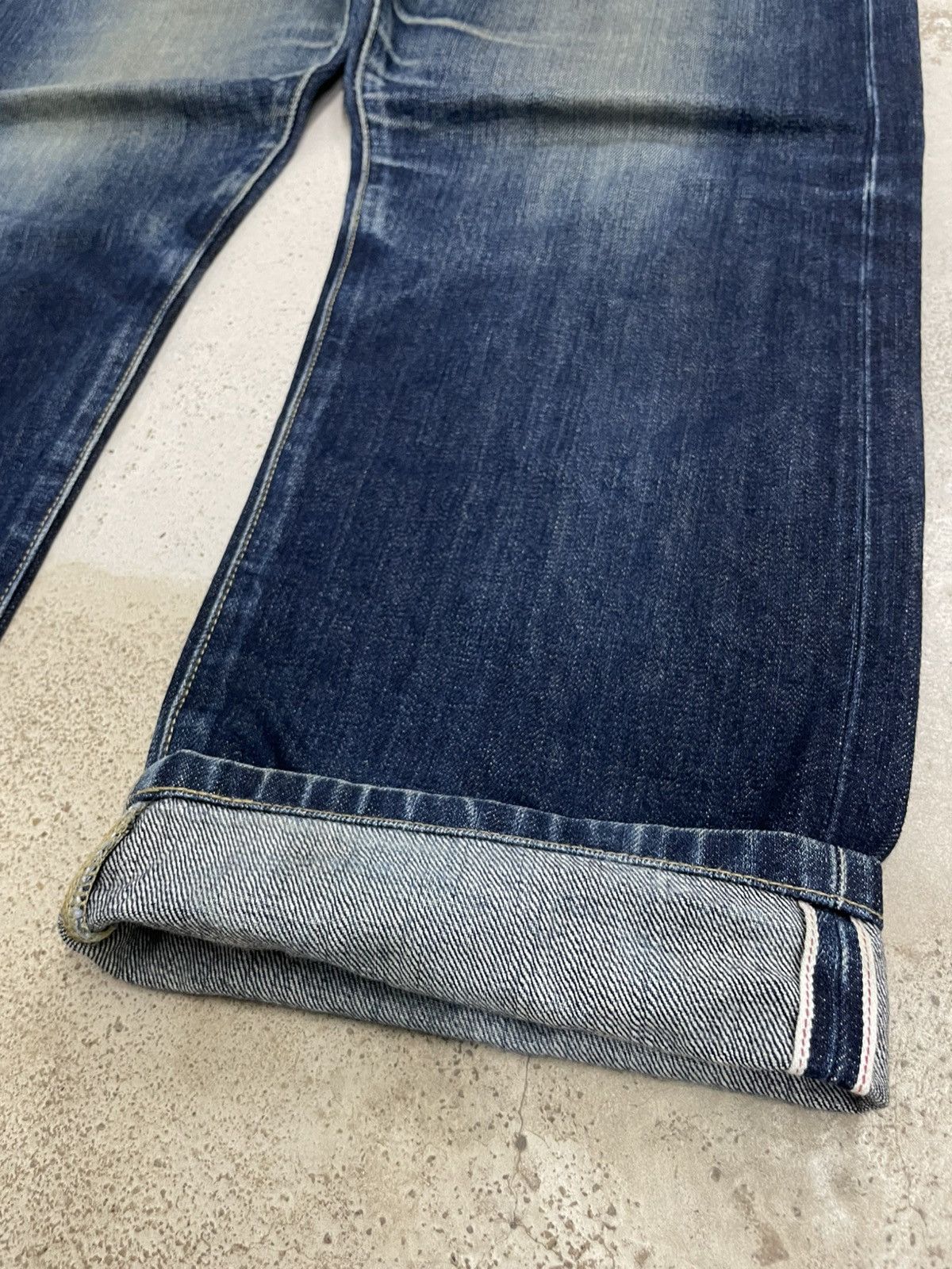 Japanese Brand Uniqlo Nigo Selvedge Mud Workaholic Denim SelfRepair Size US 37 - 7 Thumbnail