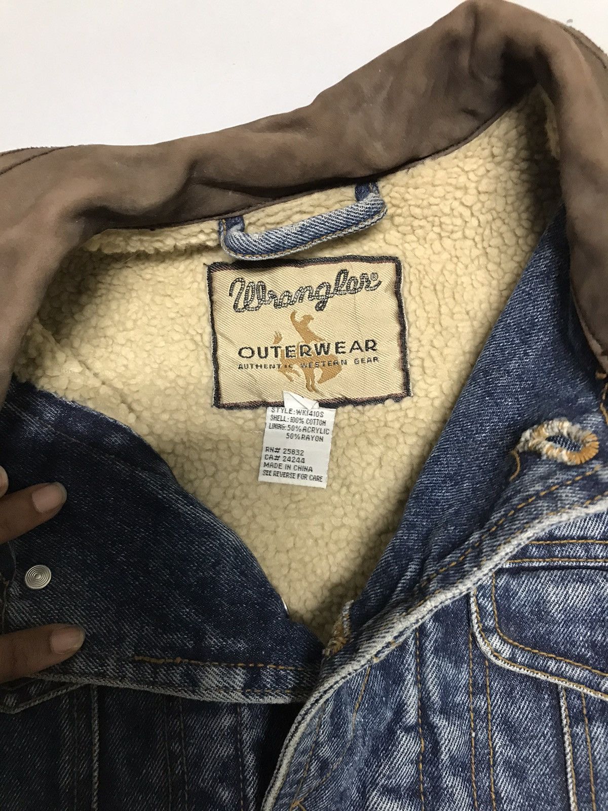 Wrangler Vintage wrangler sherpa line denim vest Size US XXS / EU 40 - 5 Thumbnail