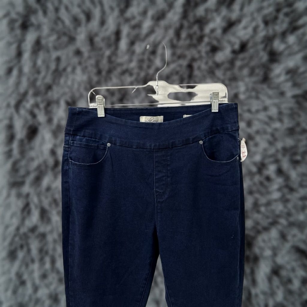 Vintage VINTAGE Lola Jeans Womens Jeans 34x32 Blue High Rise Straight Pockets YKK Size 34x32 Womens Size 24" / US 00 / IT 34 - 1 Thumbnail