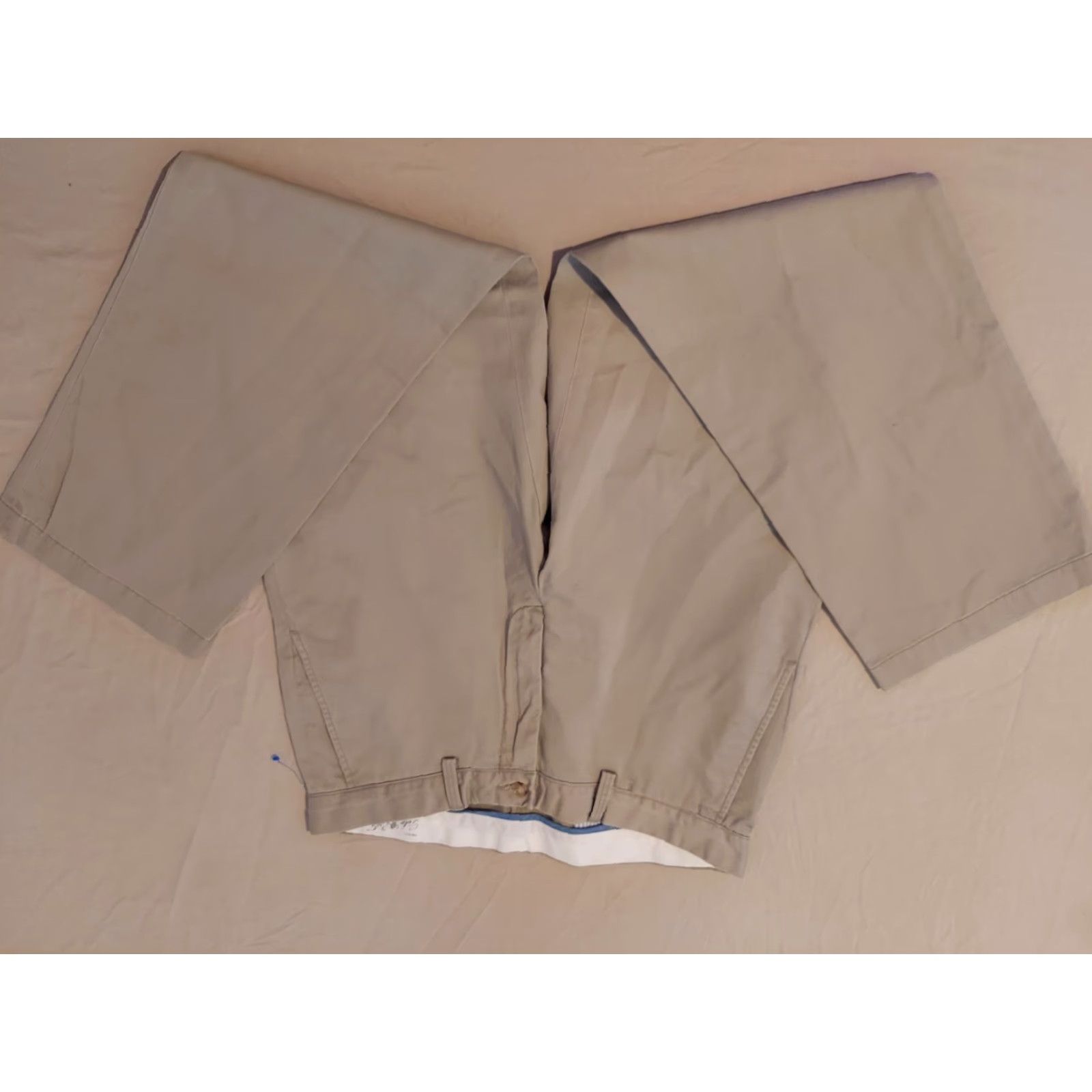 Polo Ralph Lauren Polo Ralph Lauren Pants Khaki Dress Beige 33x30 34x30 Cotton Slack Chino Trouser Mens Size US XS / EU 42 / 0 - 2 Thumbnail
