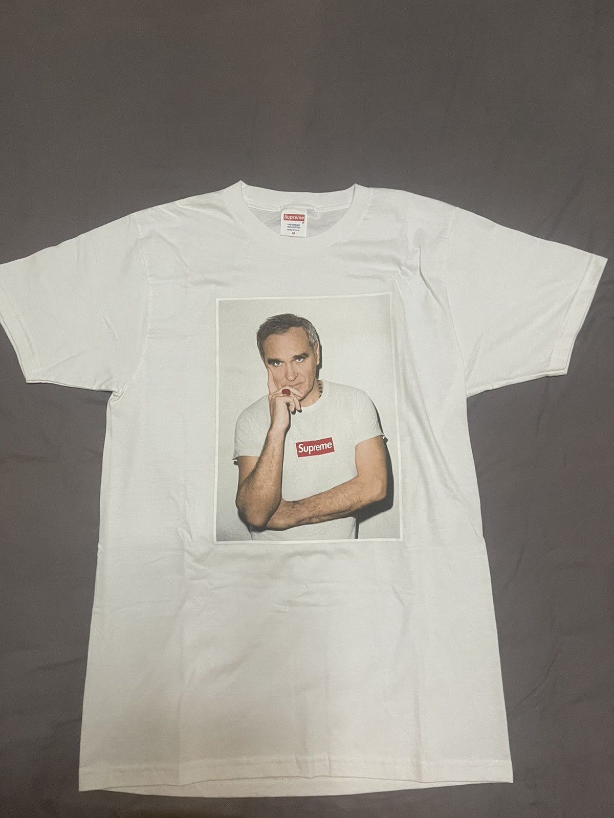 Supreme Supreme white morrissey photo tee T-shirt Size US M / EU 48-50 / 2 - 1 Thumbnail