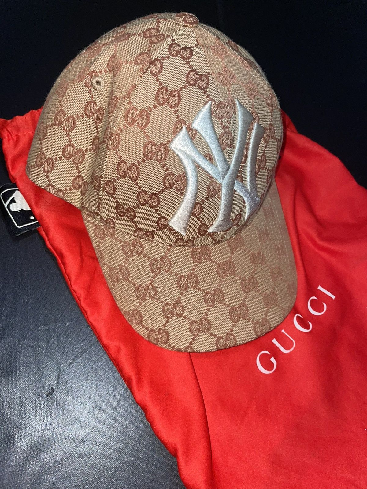 Gucci Gucci NY Yankees-logo GG Cap | Grailed