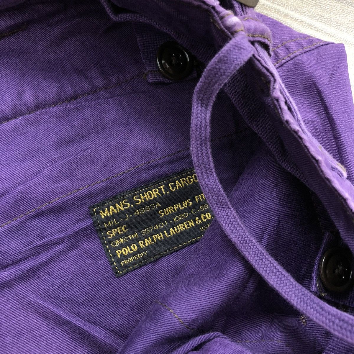 Polo Ralph Lauren Vintage Polo Ralph Lauren Military Bondage Cargo Shorts Size US 32 / EU 48 - 8 Thumbnail