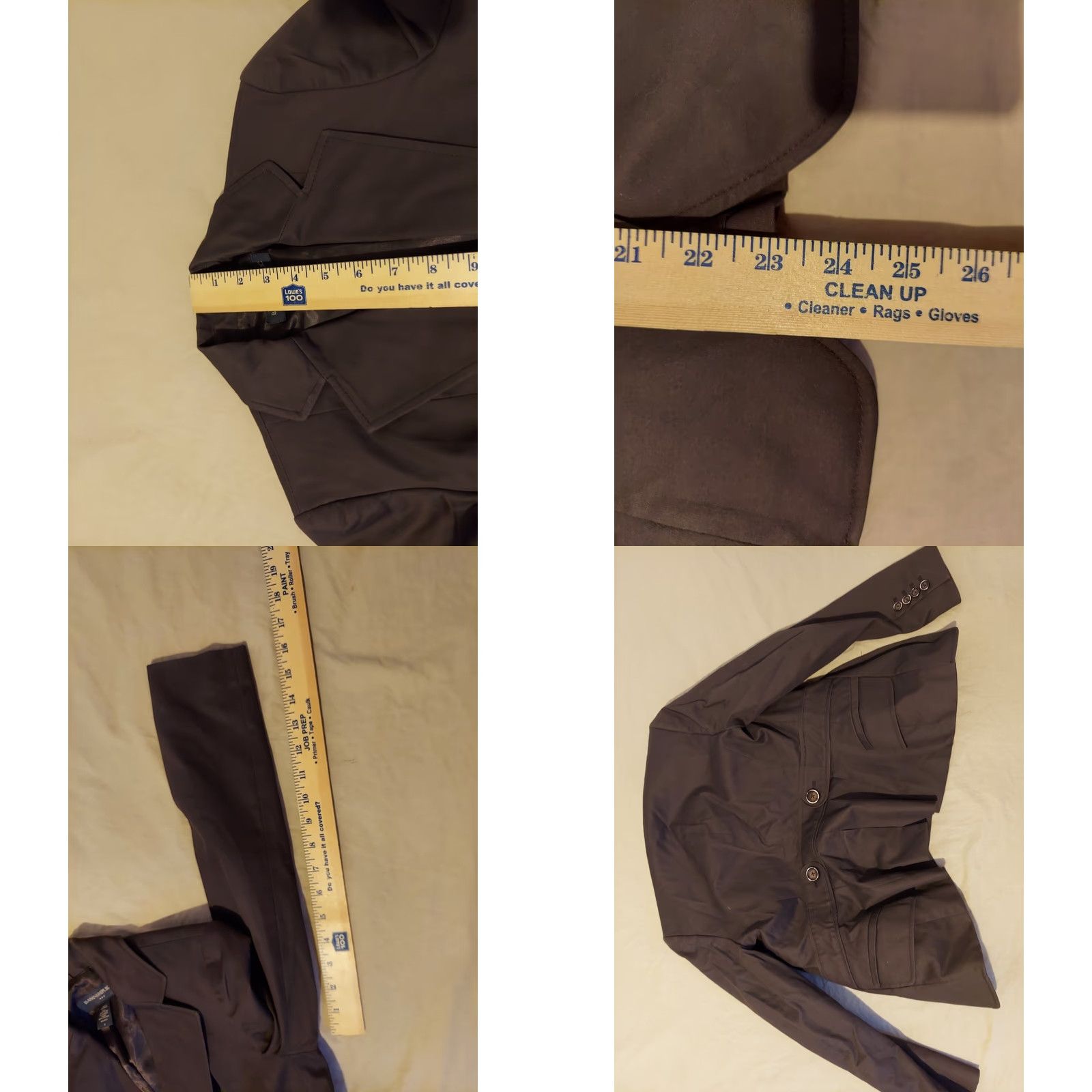 Banana Republic Womens Banana Republic Blazer Jacket Gray 0 Cotton Regular Womens Blazer 0 Gray Basic Jacket Size XS / US 0-2 / IT 36-38 - 8 Thumbnail