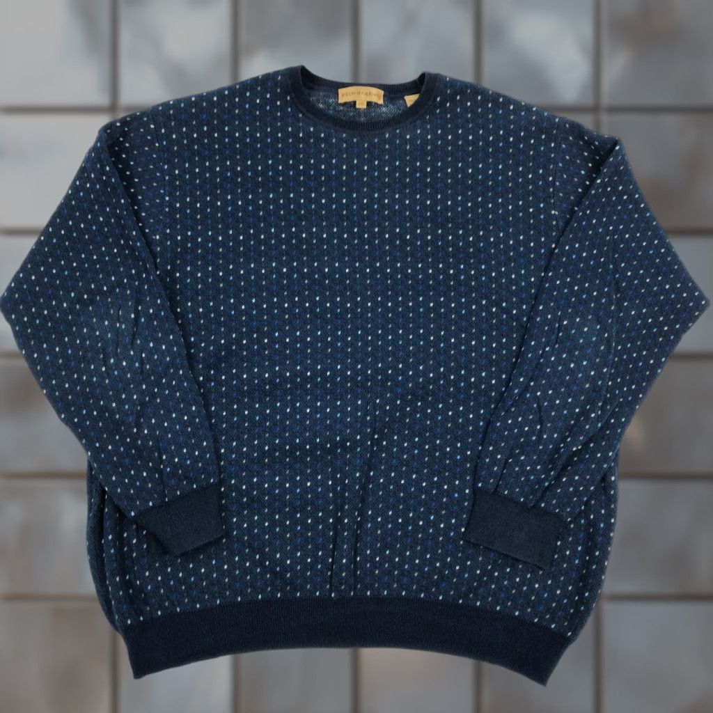 Vintage VINTAGE Tricots St Raphael Sweater Mens 2XL Crew Neck Lightweight Cotton Blue Pullover Knit - Pima Cotton - Regular Size Size US XXL / EU 58 / 5 - 1 Thumbnail
