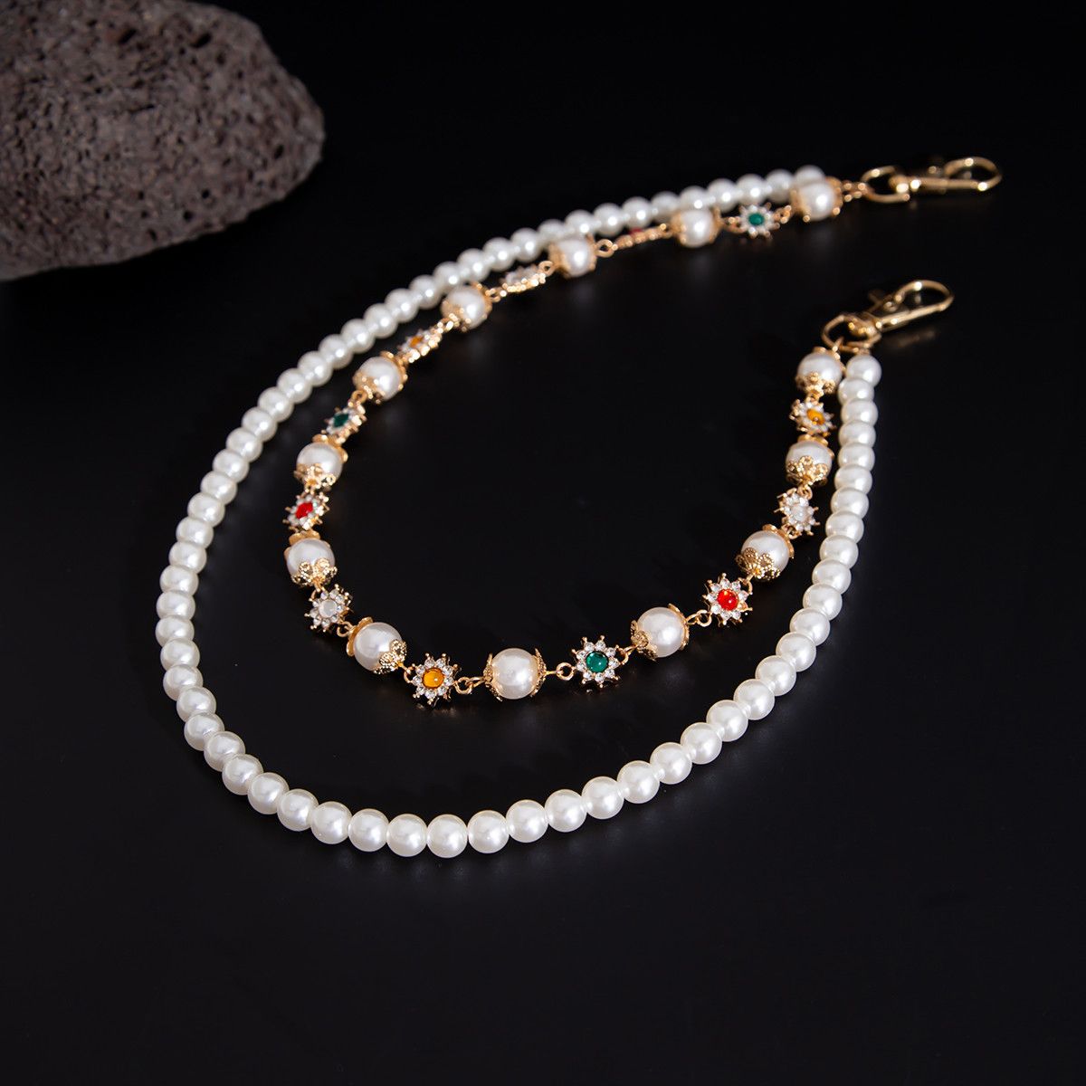 Other Simple Imitation Pearl Waistchain Size ONE SIZE - 3 Thumbnail