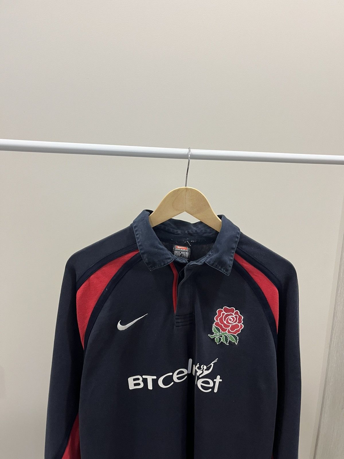 Nike Vintage Nike England Rugby Union 99-01 Long Sleeve Jersey Size US XL / EU 56 / 4 - 2 Thumbnail
