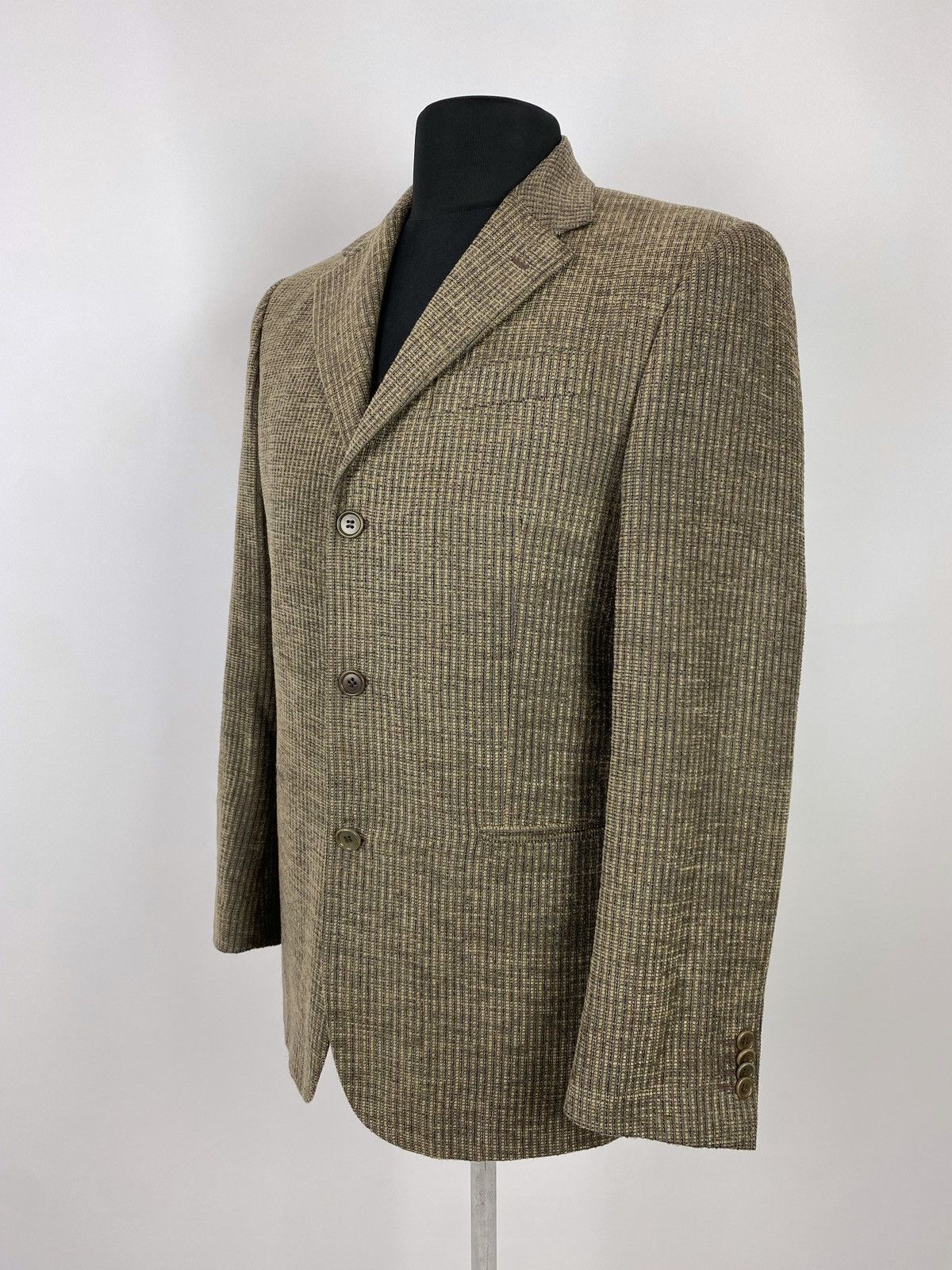 Gianfranco Ferre Gianfranco Ferre Studio Textured Wool Blend Blazer Jacket Size US M / EU 48-50 / 2 - 1 Thumbnail