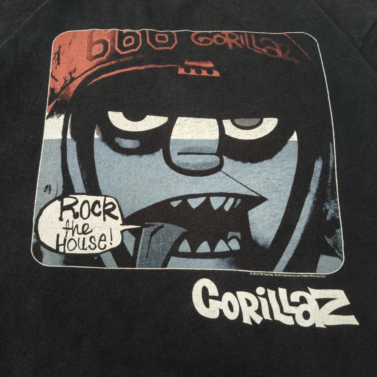 Band Tees GORILLAZ Rock The House! Band Tshirt Size US XL / EU 56 / 4 - 6 Thumbnail