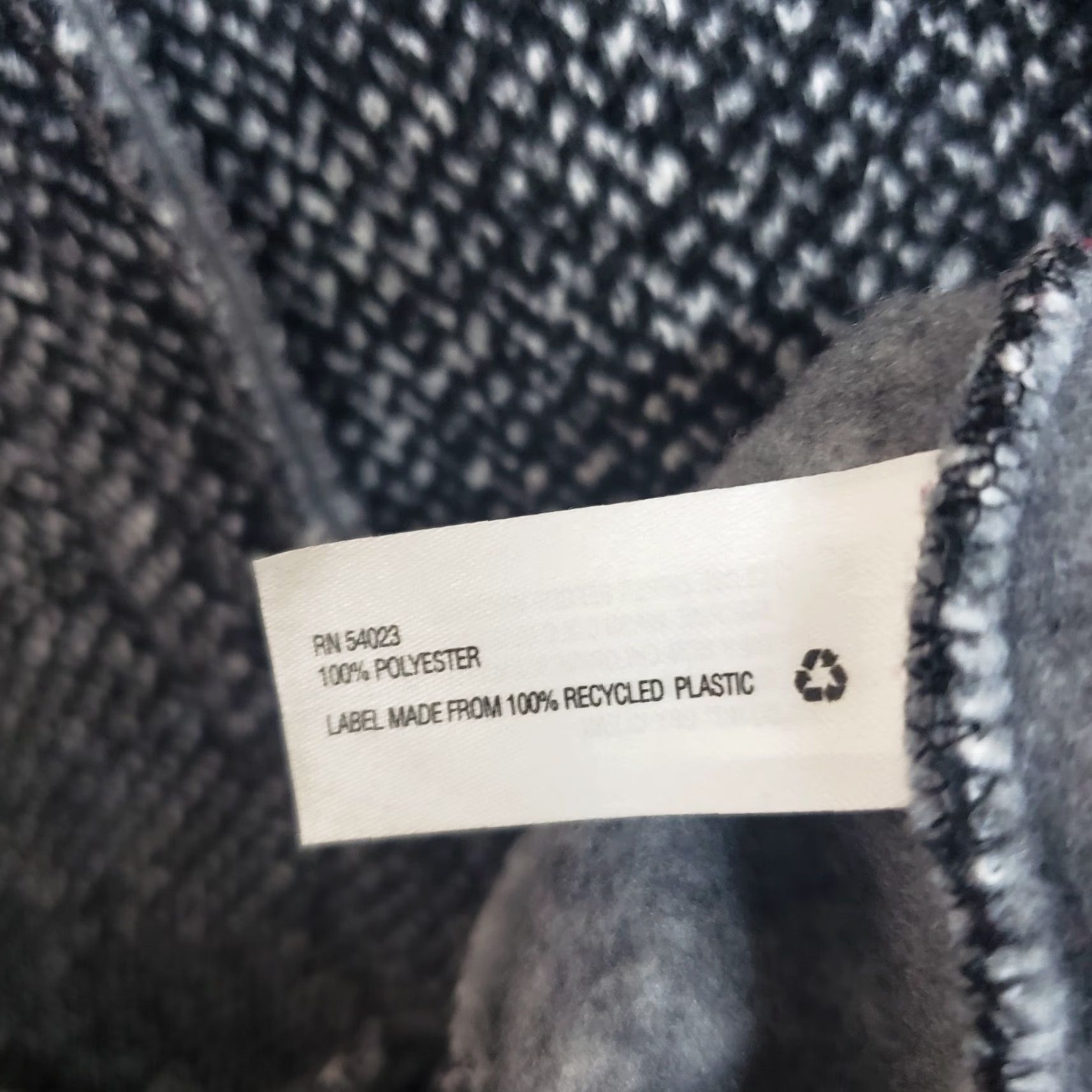 Gap VINTAGE Gap Womens Jacket Sz L Gray Black Zip Pockets Long Sleeve Polyester Size L / US 10 / IT 46 - 5 Thumbnail