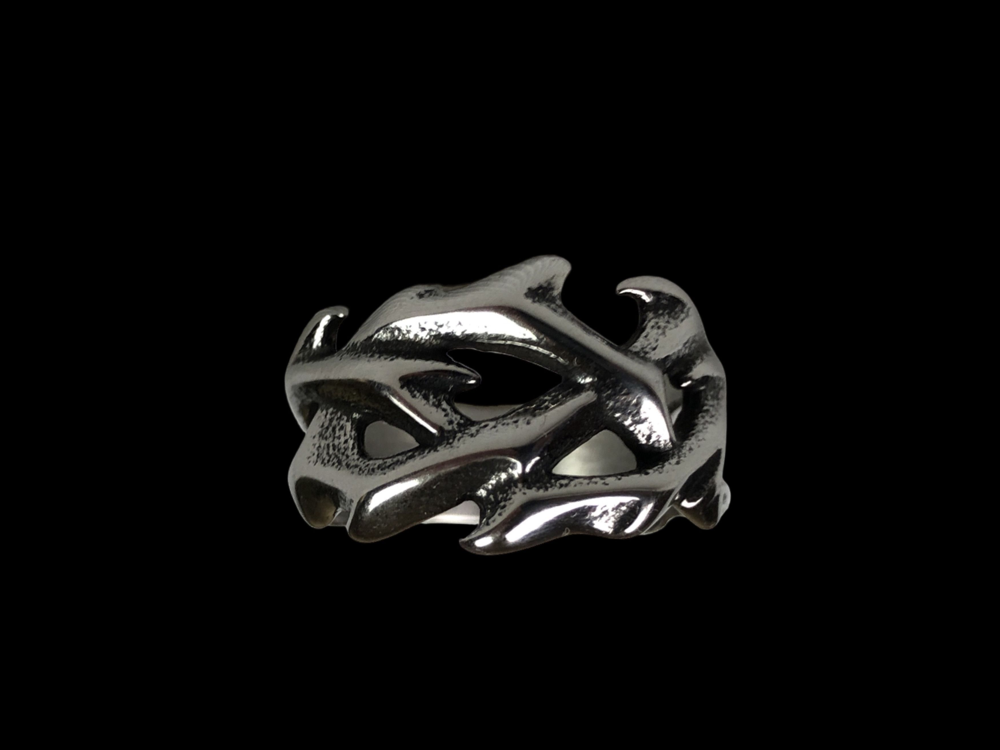Jewelry Stainless Steel Ring Crown of Thorns Size ONE SIZE - 1 Thumbnail