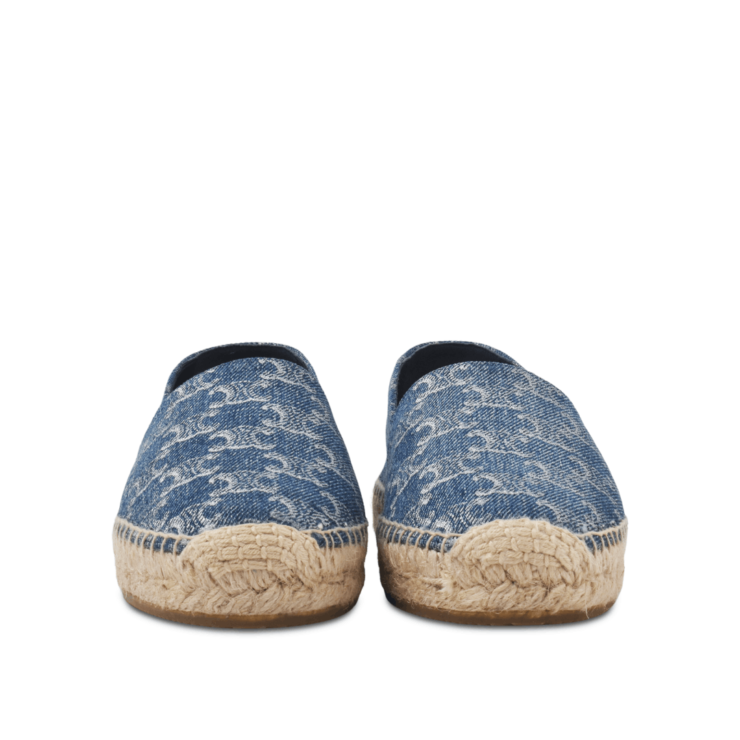 Celine o1bcso1str1225 358322309C Denim Espadrilles in Blue / Silver Size US 11 / IT 41 - 4 Thumbnail