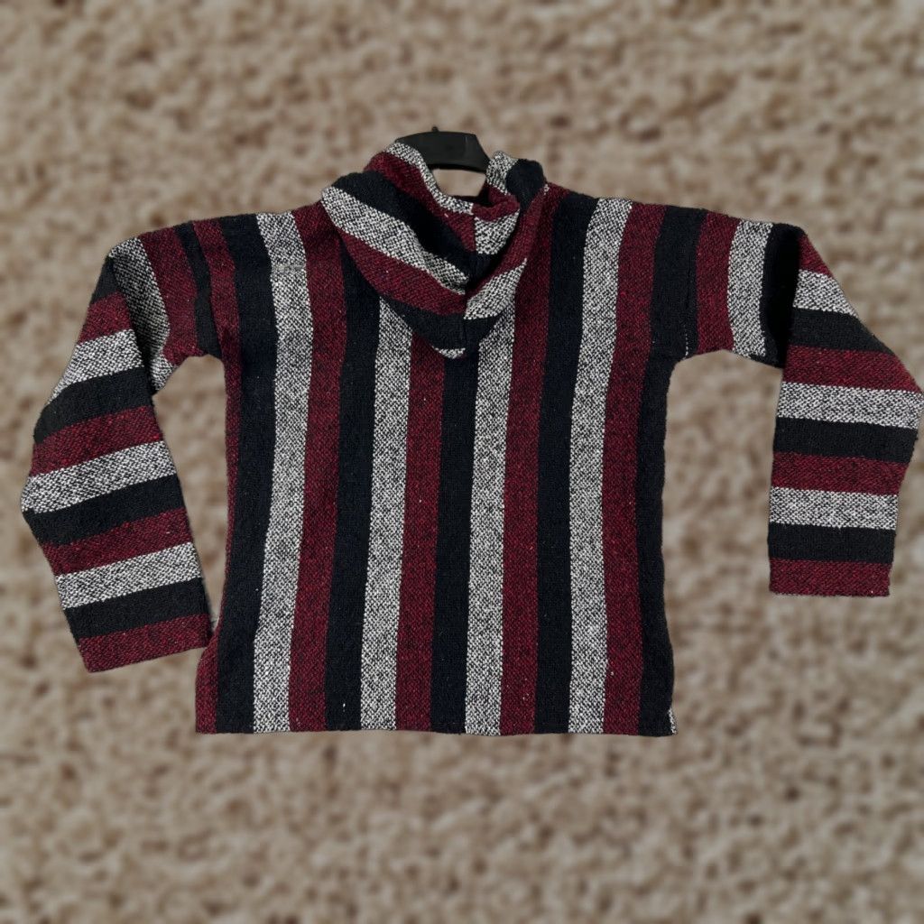 Vintage Micke Baja Hoodie Men M Red Black Drug Rug Pocket Hoodie Mens - Note: Ensure only words from original title; avoid adding extra punctuation. Size US M / EU 48-50 / 2 - 1 Thumbnail
