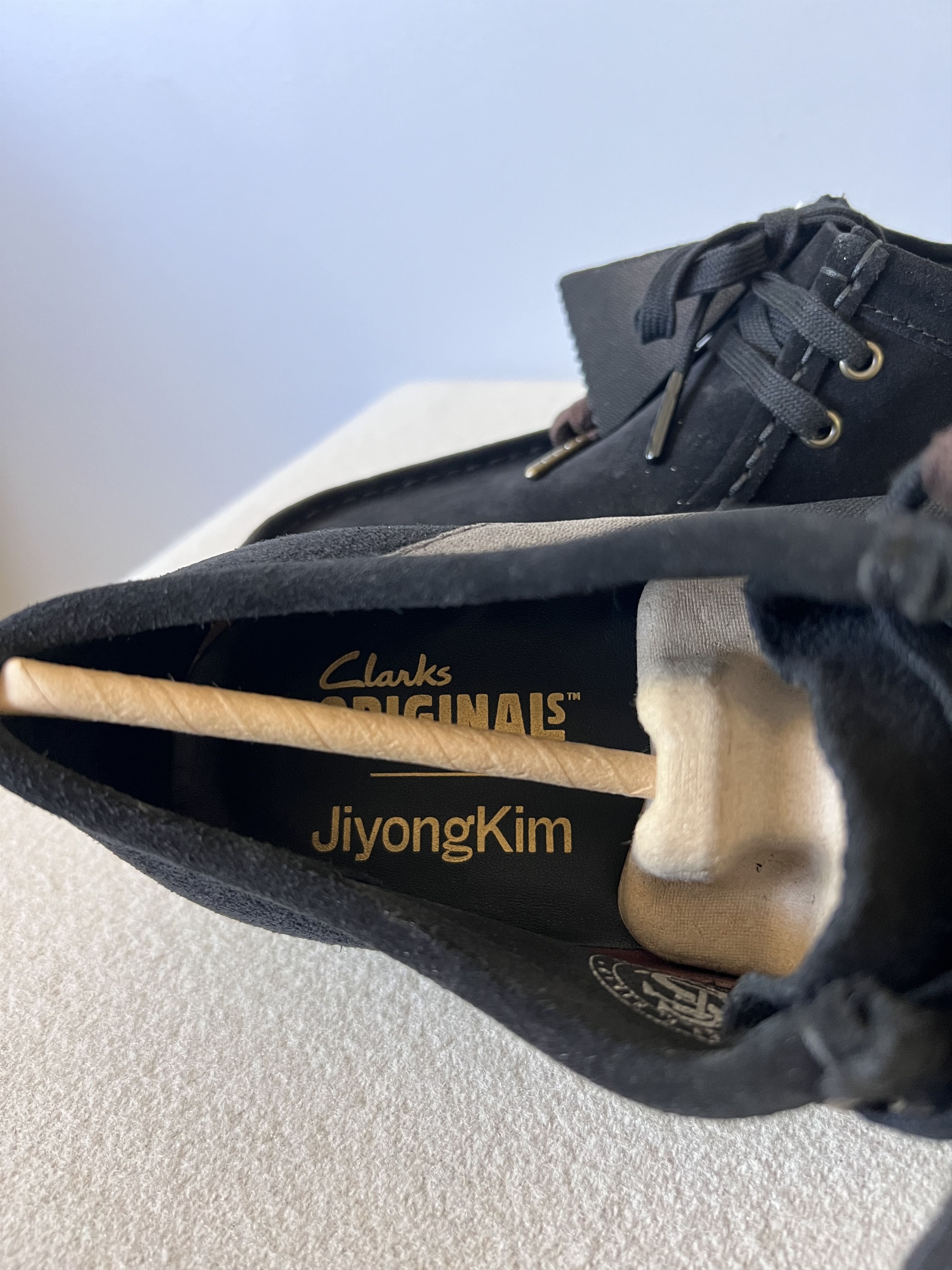 Clarks × JiyongKim JiyongKim Clarks Sun Bleached Wallabee in Black Suede Size US 10 / EU 43 - 7 Thumbnail