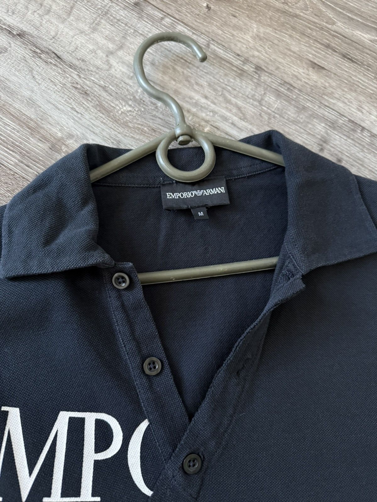 Emporio Armani Emporio Armani Polo Men’s T-Shirt Logo Casual Black Luxury Size US M / EU 48-50 / 2 - 7 Thumbnail