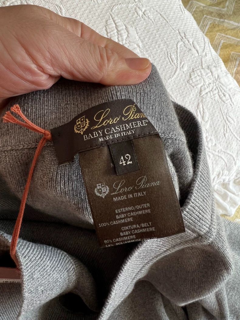 Loro Piana LORO PIANA Small cashmere knit trousers Size 27" / US 4 / IT 40 - 5 Thumbnail