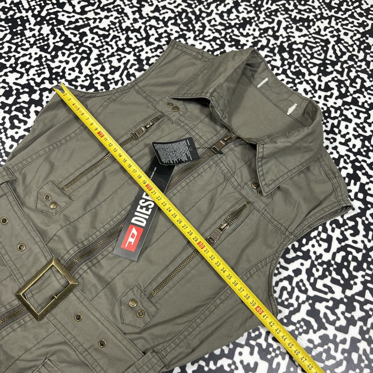 Diesel Vintage Y2K Diesel Japanese Style Belted Zip Casual Dress Size S / US 4 / IT 40 - 24 Thumbnail