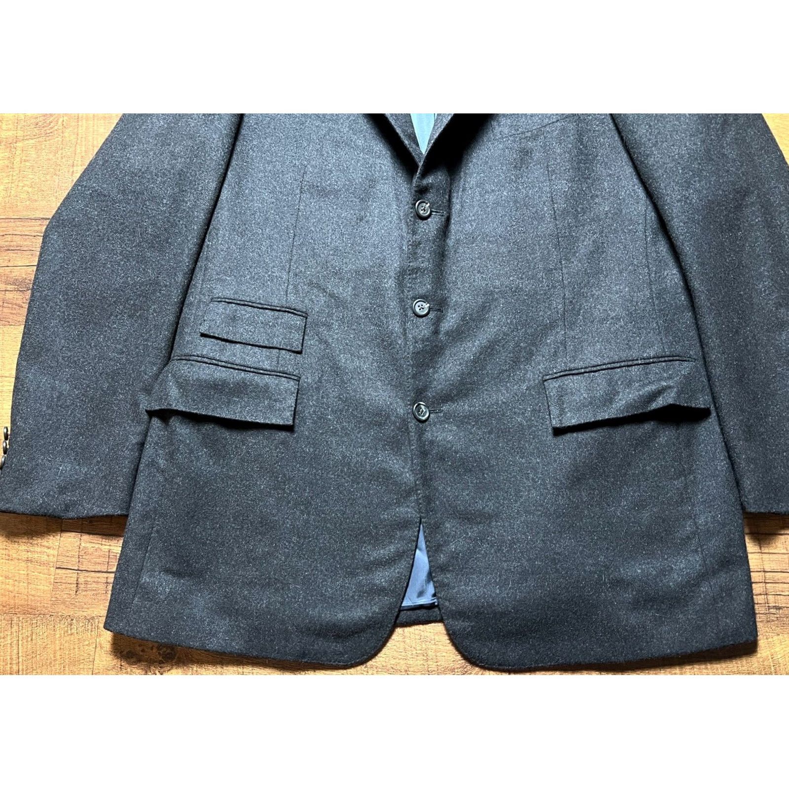 Polo Ralph Lauren VINTAGE Polo Ralph Lauren Blazer Jacket Wool Black Mens 43 Long USA Made Size US XL / EU 56 / 4 - 5 Thumbnail