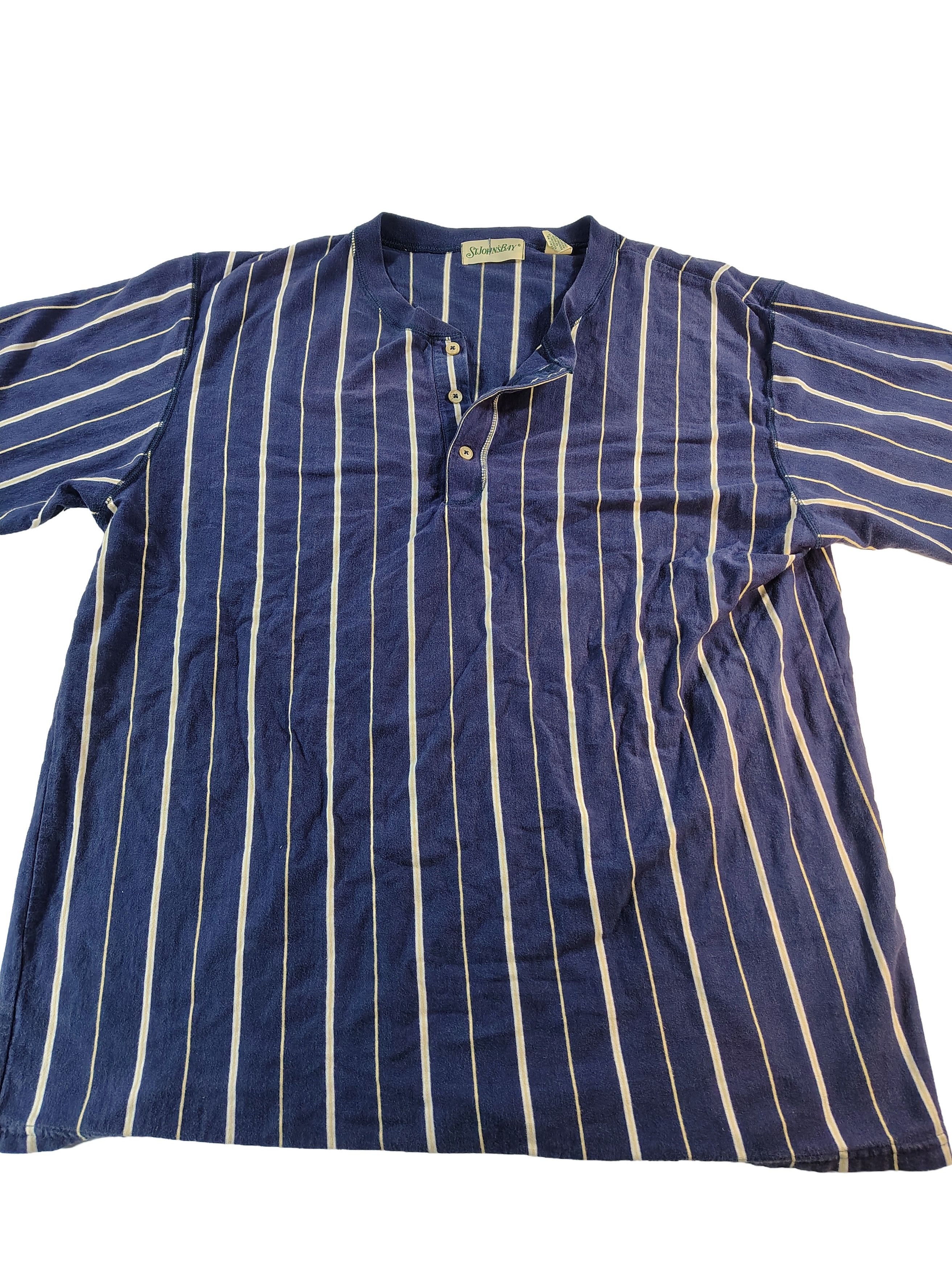 St. Johns Bay Men's Vintage Striped XXL St. John's Bay Polo Shirt Size US XXL / EU 58 / 5 - 1 Thumbnail