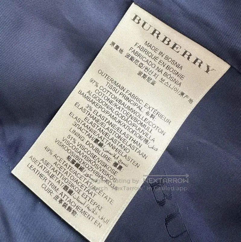 Burberry Burberry Navy Blue Women's Trench Coat. Size M / US 6-8 / IT 42-44 - 8 Thumbnail