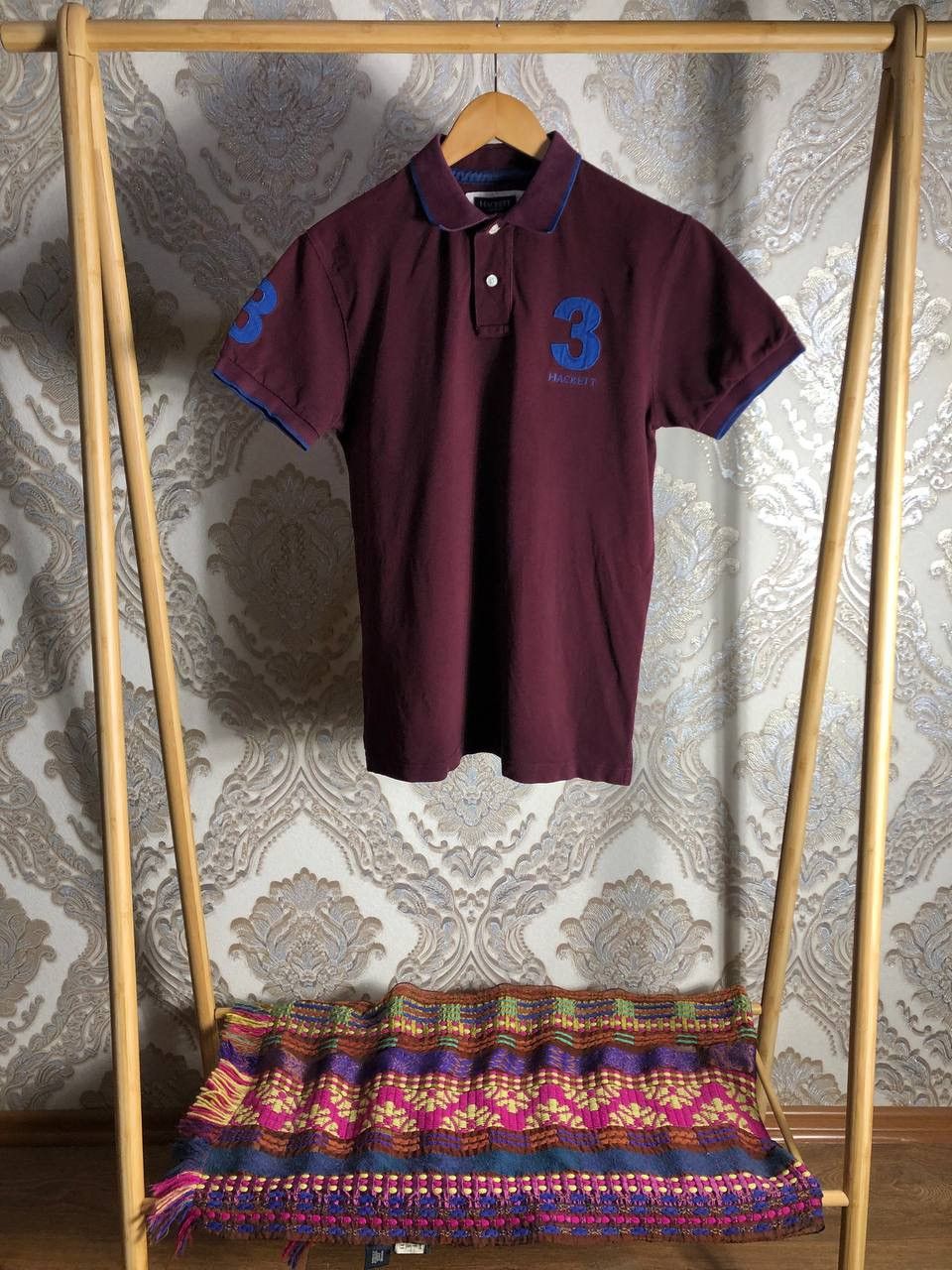 Hackett × Vintage VERY RARE HACKETT 3 POLO DESIGNER ENGLAND STYLE CASUAL DELUX Size US M / EU 48-50 / 2 - 1 Thumbnail