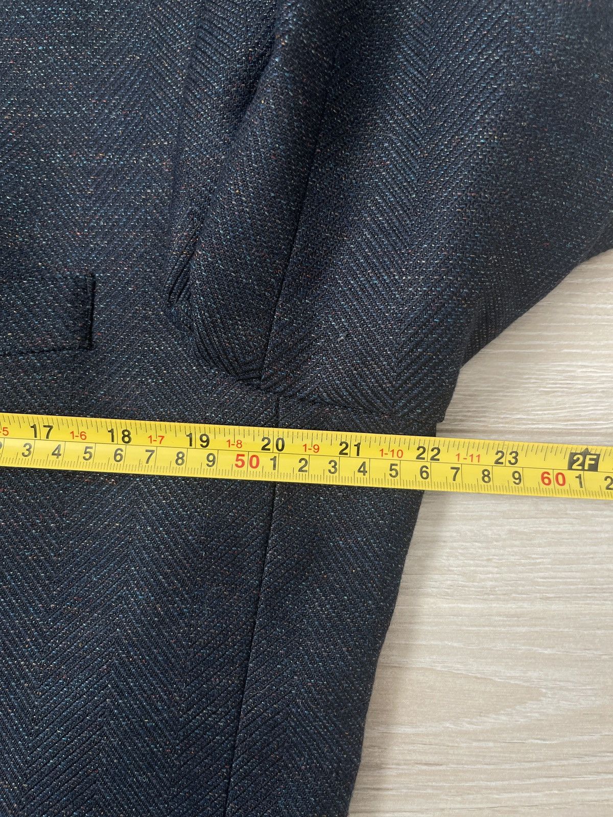 Vintage Vintage double-breasted blazer turo jacket sport coat 42R Size 42R - 13 Thumbnail