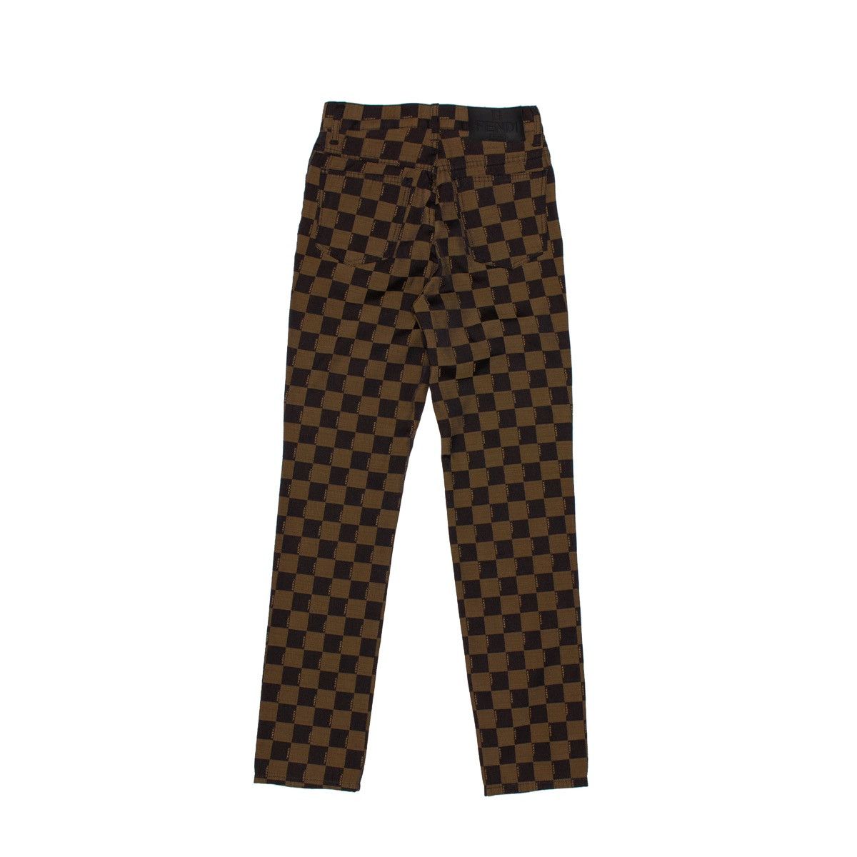 Fendi × Vintage VRARE VTG FENDI Checkerboard Monogram Pant Size : 28 ~ S Size 27" / US 4 / IT 40 - 4 Thumbnail