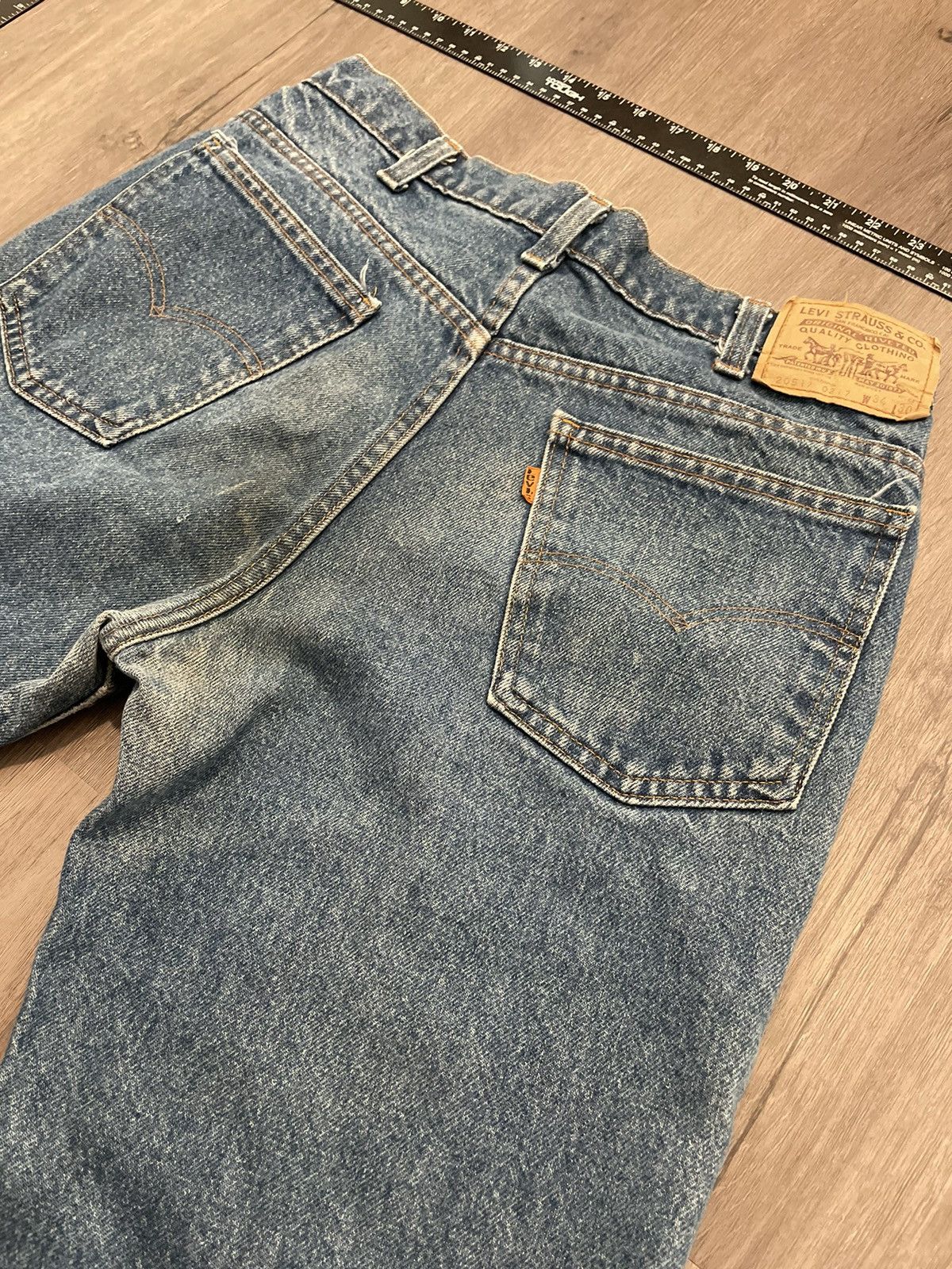 Levi's × Levi's Vintage Clothing Vintage Levi’s “Orange Tab” Jeans (Sz.34x30) Size US 34 / EU 50 - 2 Thumbnail