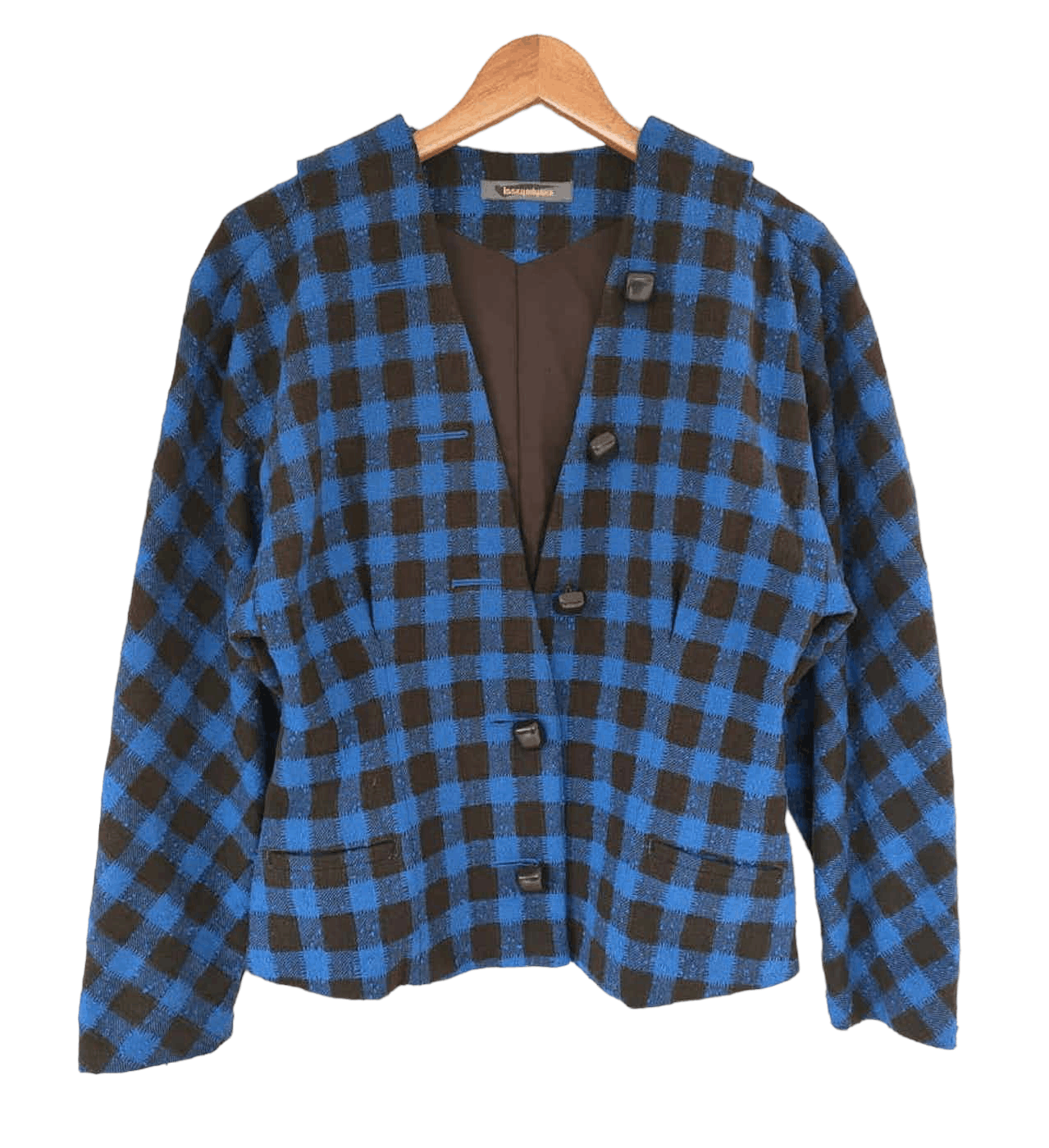 Issey Miyake Issey Miyake Checkered Jacket Size XS / US 0-2 / IT 36-38 - 2 Thumbnail