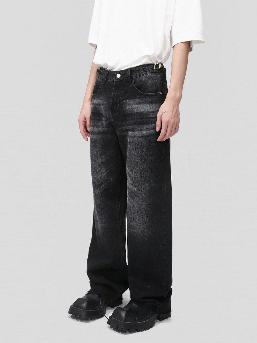 Vintage Men's American Street Washed Loose-Fit Straight-Leg Jeans Size US 32 / EU 48 - 3 Thumbnail