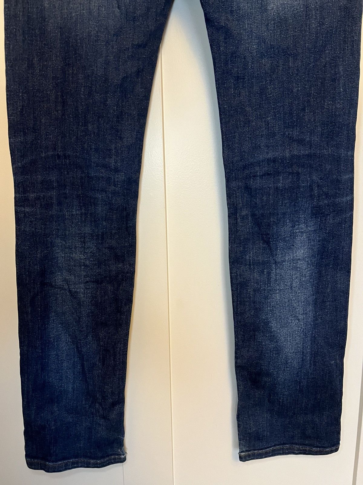 Armani Collezioni Vintage Armani Collezioni J06 slim fit low waist blue jeans Size US 33 - 10 Thumbnail