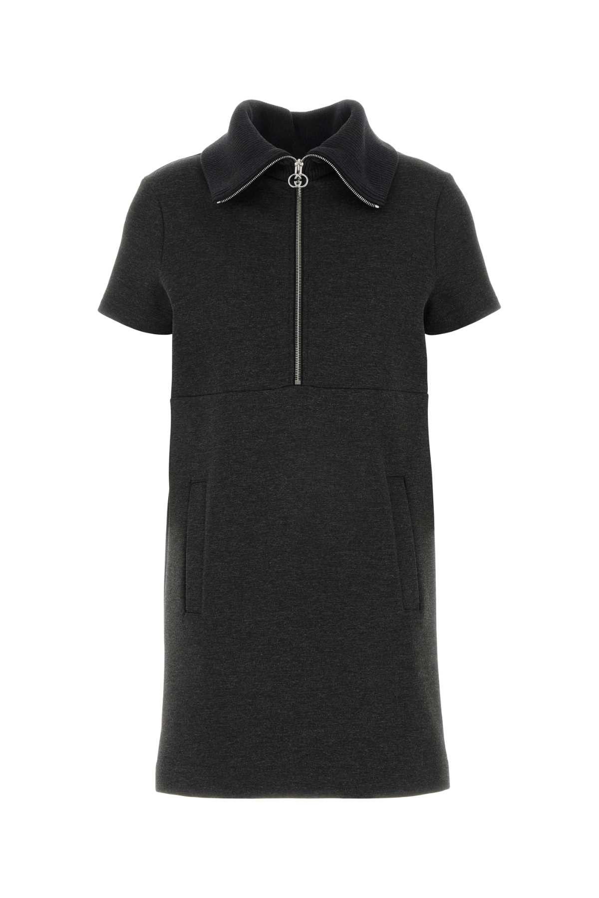 Gucci Melange Dark Grey Stretch Jersey Dress Size XL / US 12-14 / IT 48-50 - 1 Thumbnail