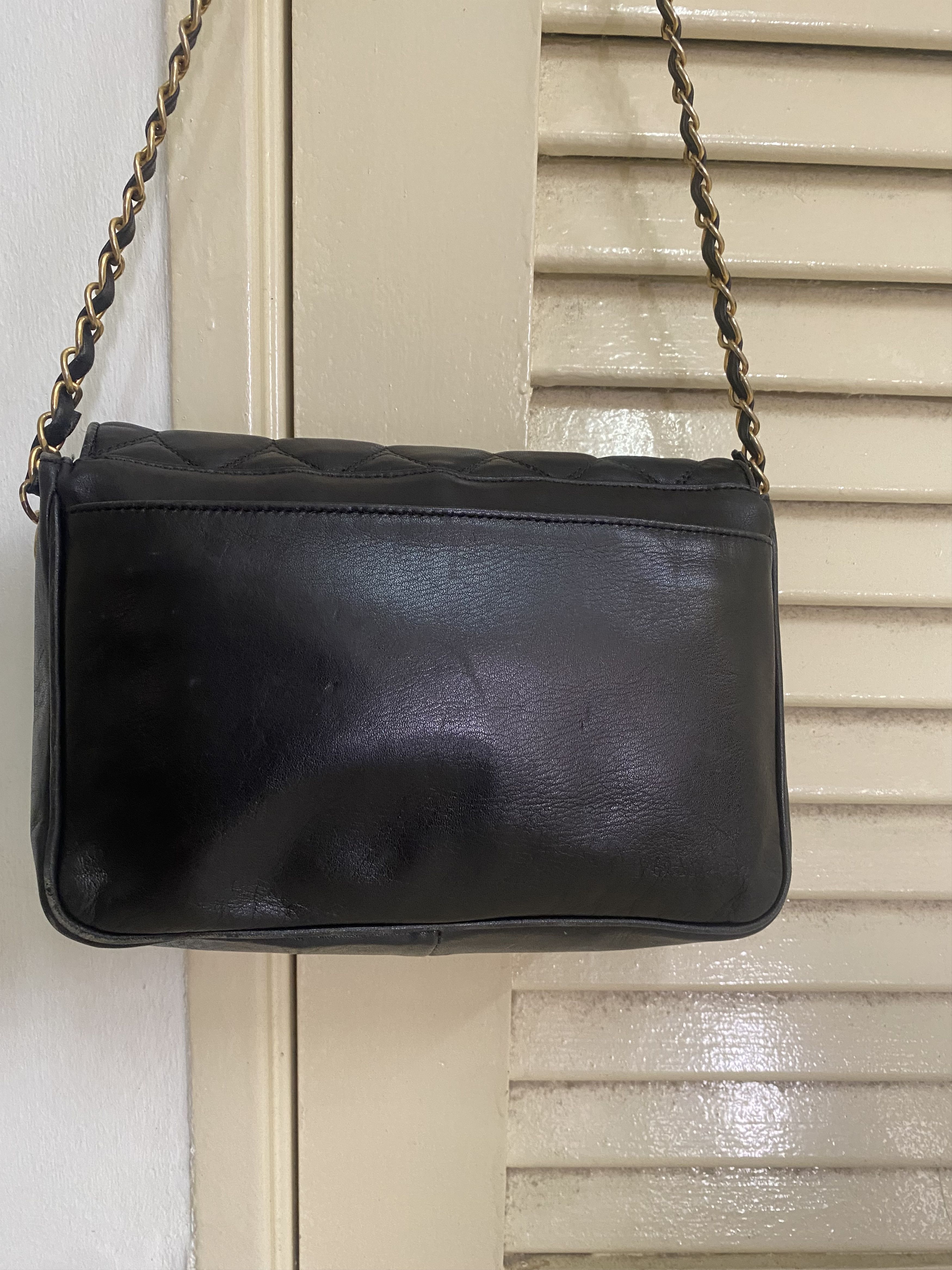 Moschino Moschino Calf Leather Love Shape Quilted Shoulder Bag Size ONE SIZE - 6 Thumbnail