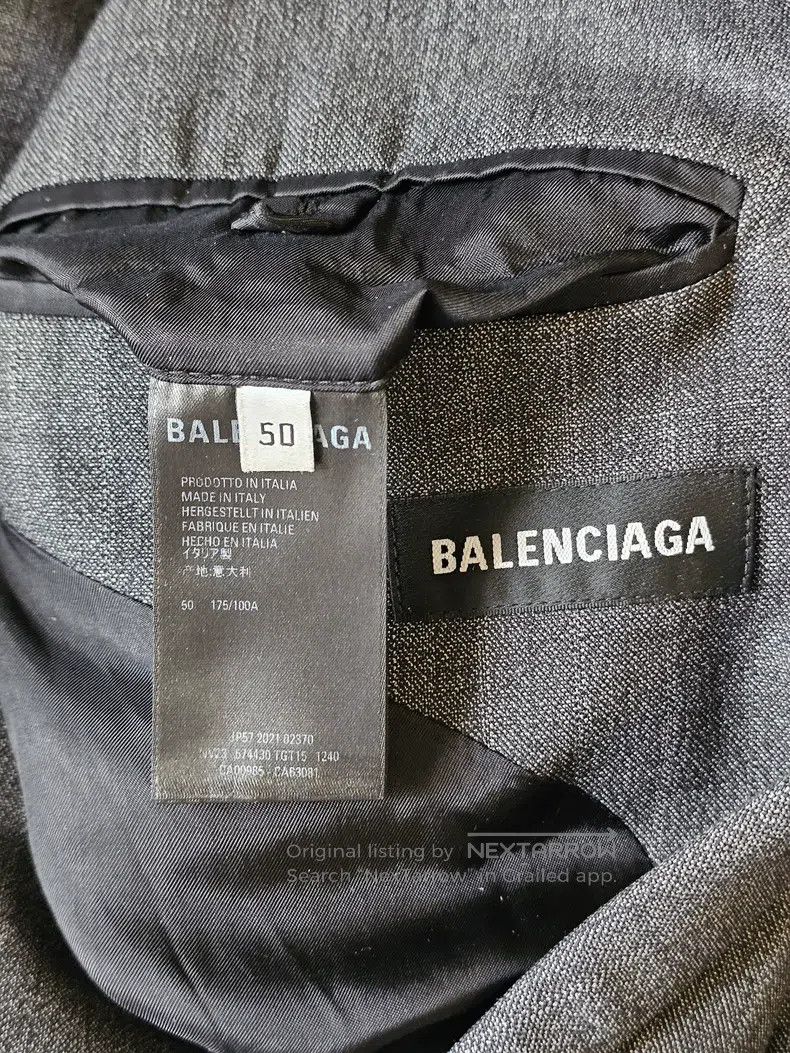 Balenciaga Balenciaga Gray wool coat Size US M / EU 48-50 / 2 - 5 Thumbnail
