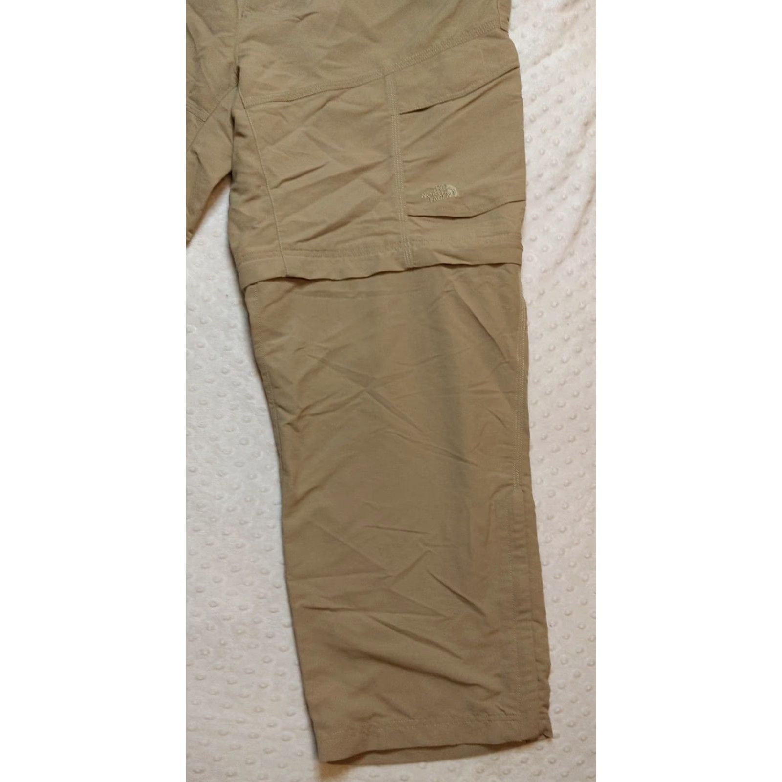 The North Face The North Face Pants Mens 2XL Beige Nylon Zip Off Convertible Cargo Straight Leg Ground Outdoor Hiking Trail / Travel / Workwear Mens Size US 39 - 2 Thumbnail