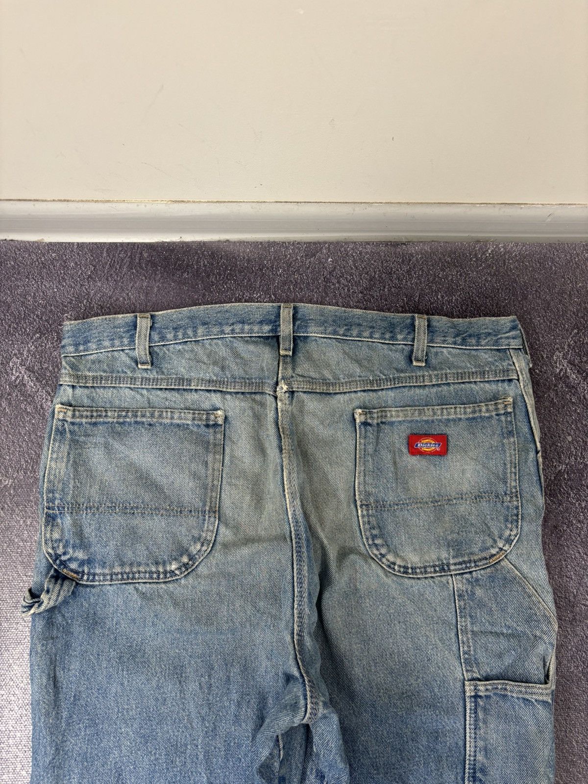 Dickies Vintage Dickies Workwear Faded Blue Hype Denim Baggy Jeans Size US 40 / EU 56 - 6 Thumbnail