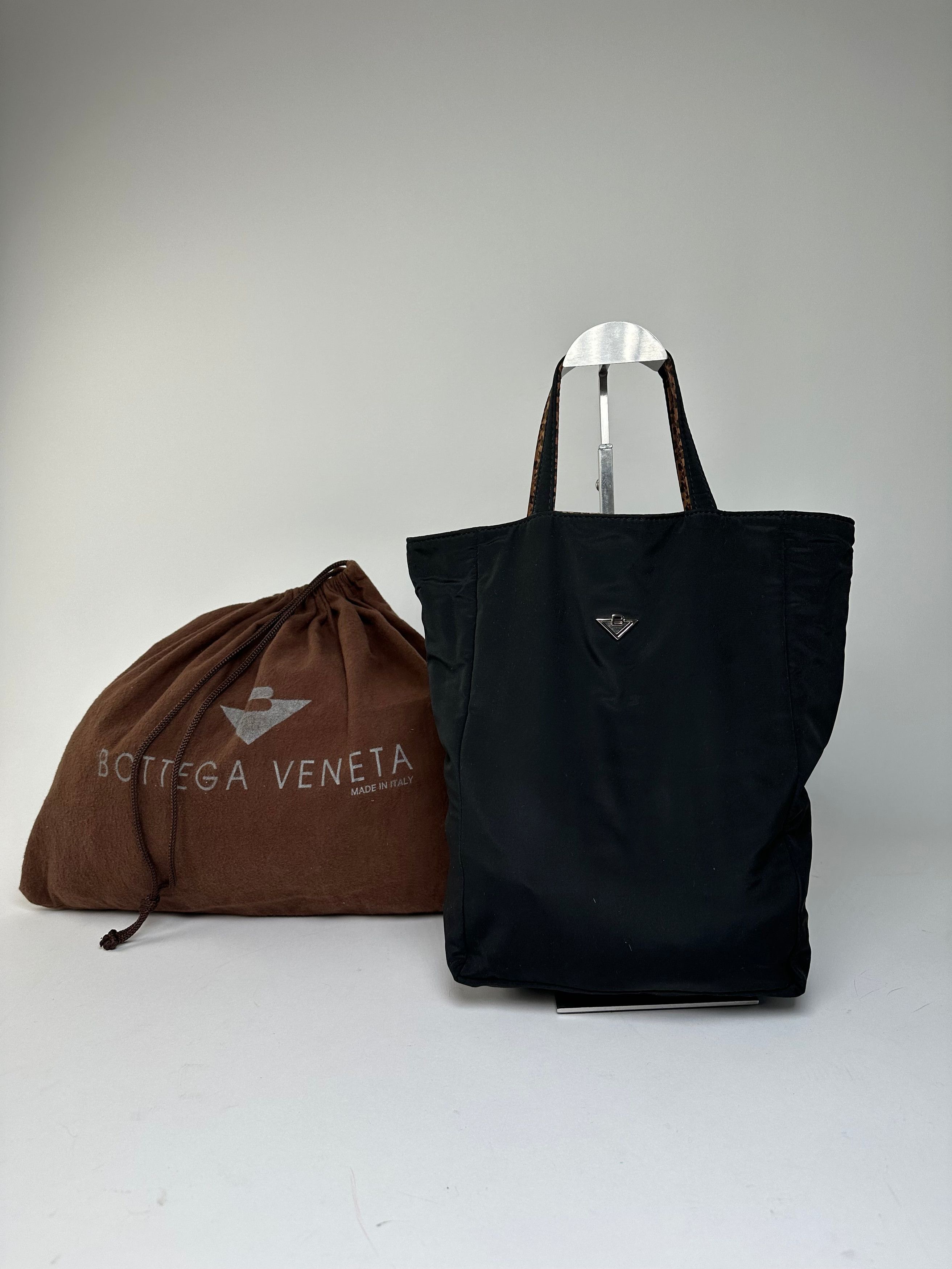 Bottega Veneta Vintage Reversible Nylon Tote Bag Leopard Size ONE SIZE - 1 Thumbnail