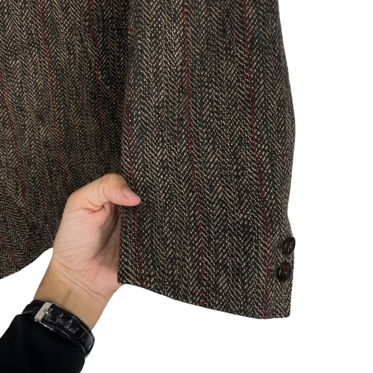 Stevenson Overall Co. × Tenderloin 💥STEVENSON HERRINGBONE BUTTON CHORE JACKET Size US M / EU 48-50 / 2 - 13 Thumbnail